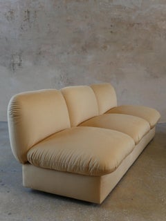 1970s, Mid-Century Modern Plinth Base Sofa