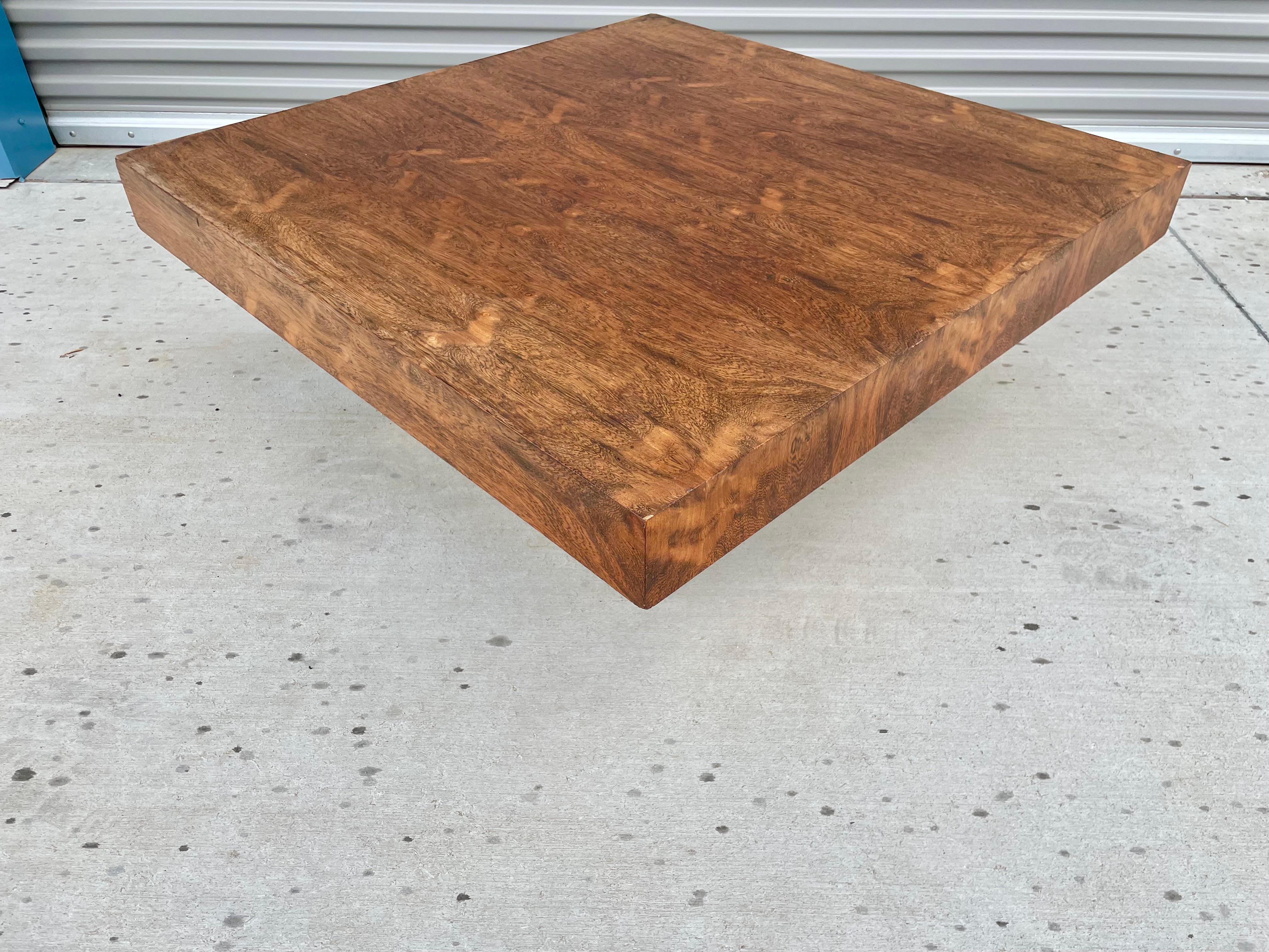 1970s Mid Century Modern Rosewood & Chrome Coffee Table 4