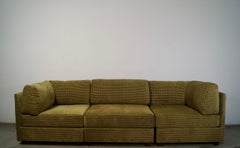1970's Mid Century Modern Selig of Monroe 3-Piece Modular Sectional