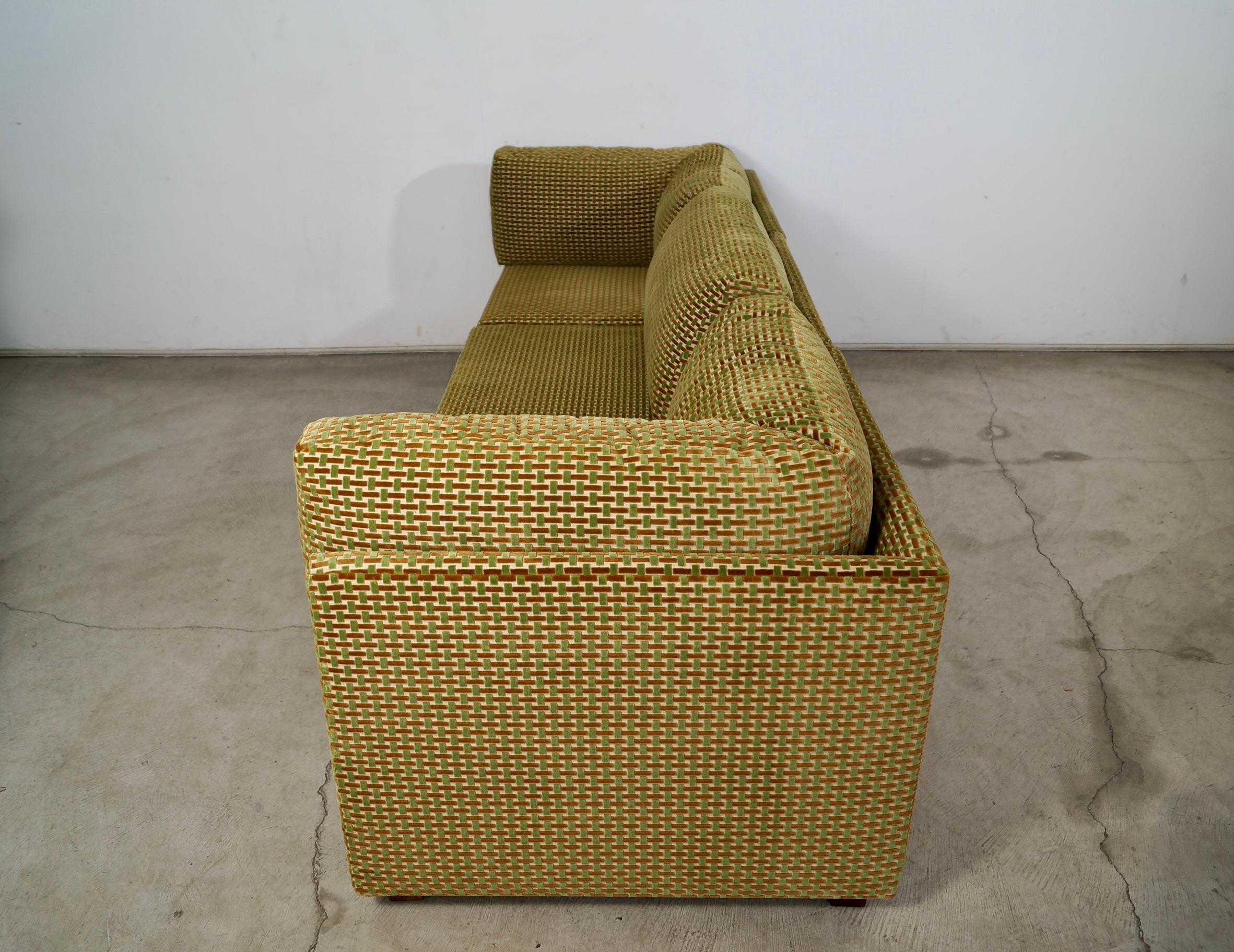 Selig of Monroe 3 Pieces Modular Sectional 1970's Mid Century Modern en vente 1