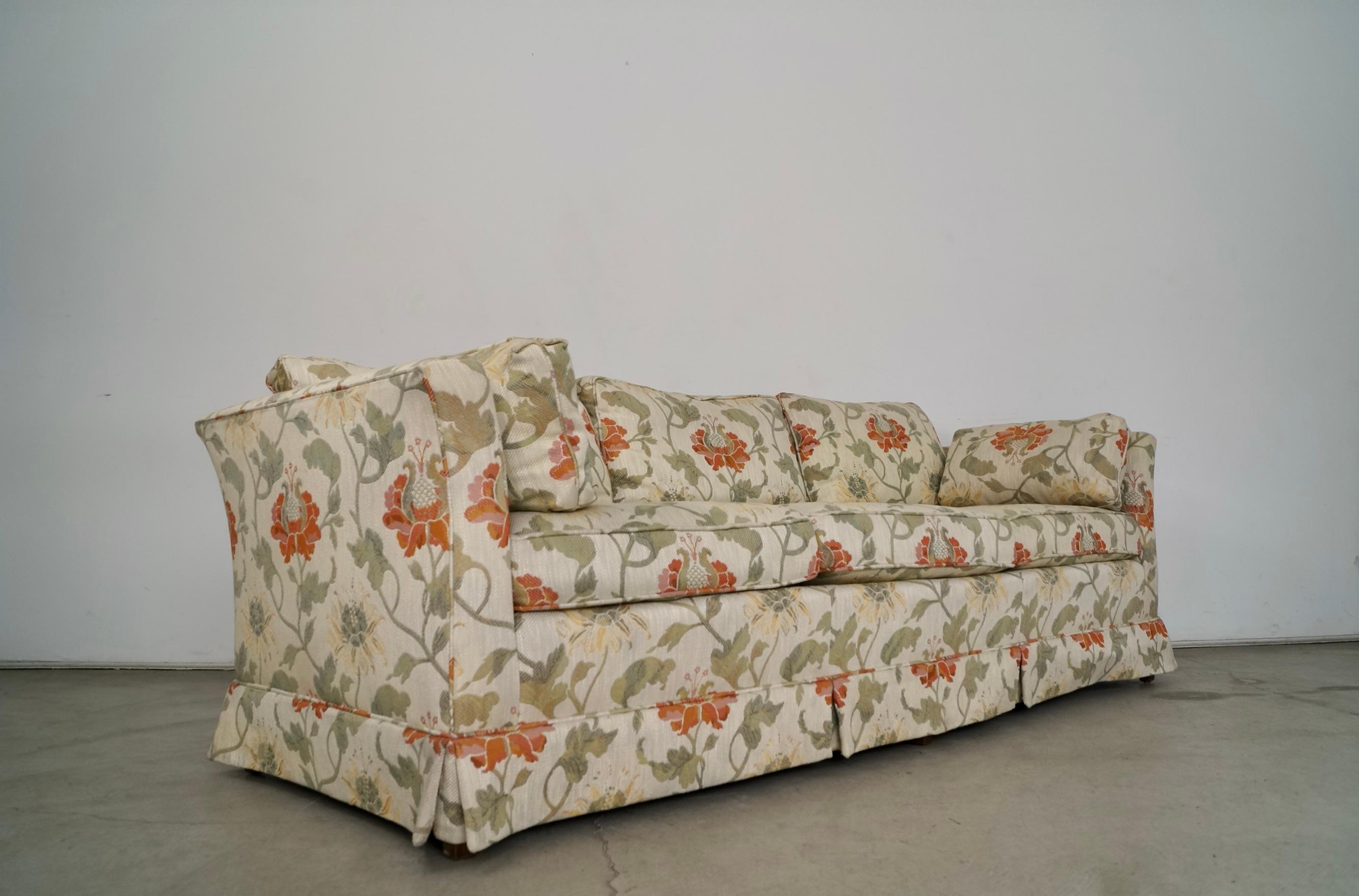 1970's Mid-Century Modern Tuxedo Sofa by Drexel 6