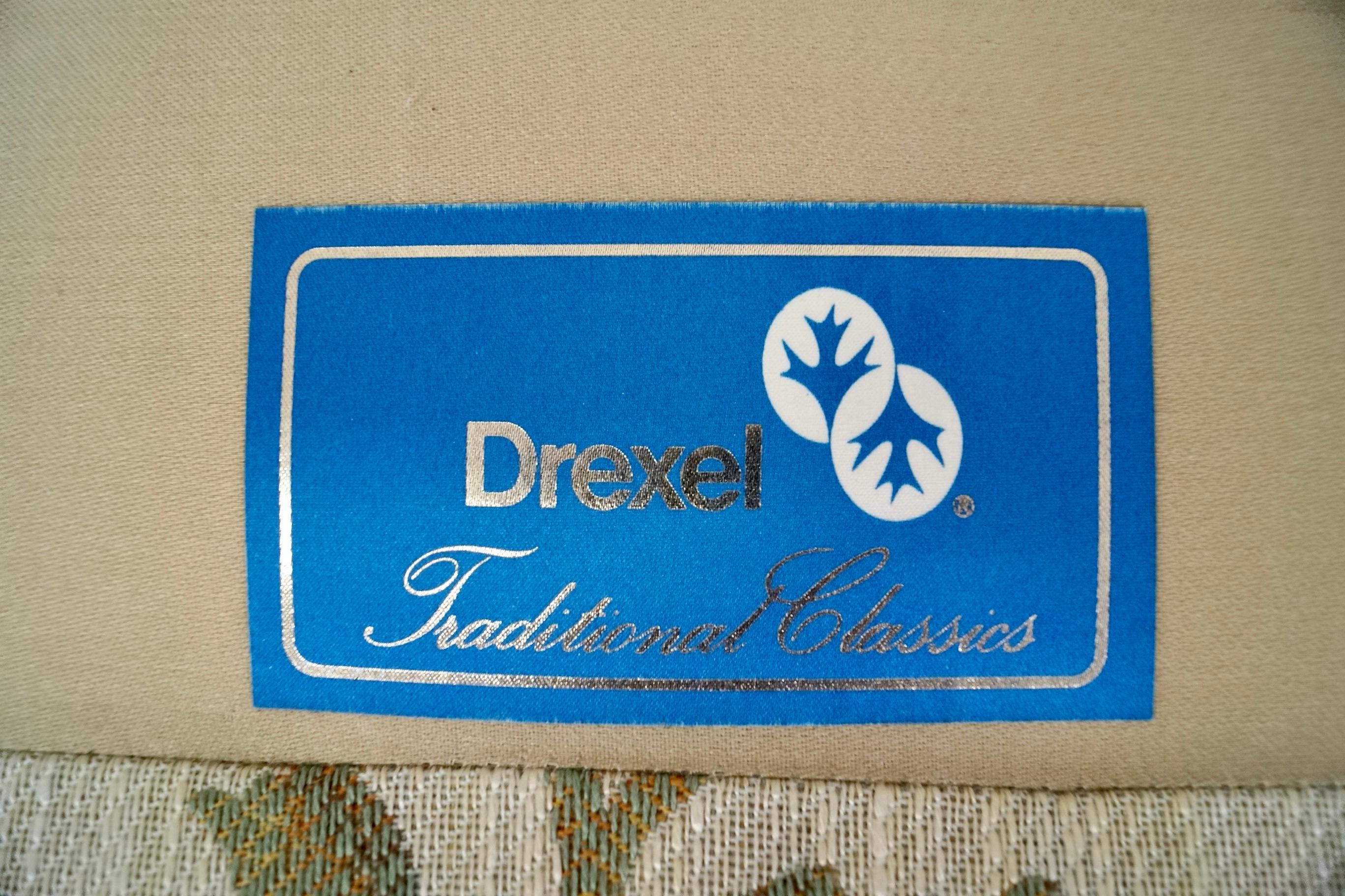 1970's Mid-Century Modern Tuxedo Sofa by Drexel 12
