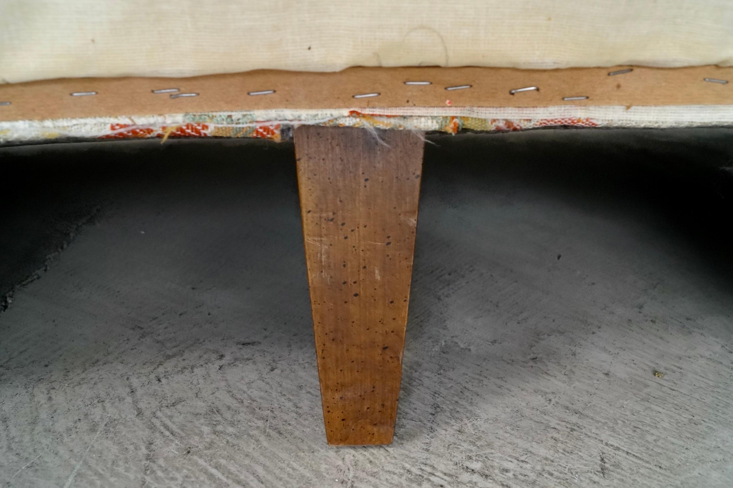 1970's Mid-Century Modern Tuxedo Sofa by Drexel 13