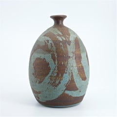 1970s Mid-Century Pottery Bud Vase California Design Influenced