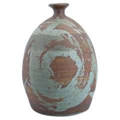 1970s Mid-Century Pottery Bud Vase California Design Influenced