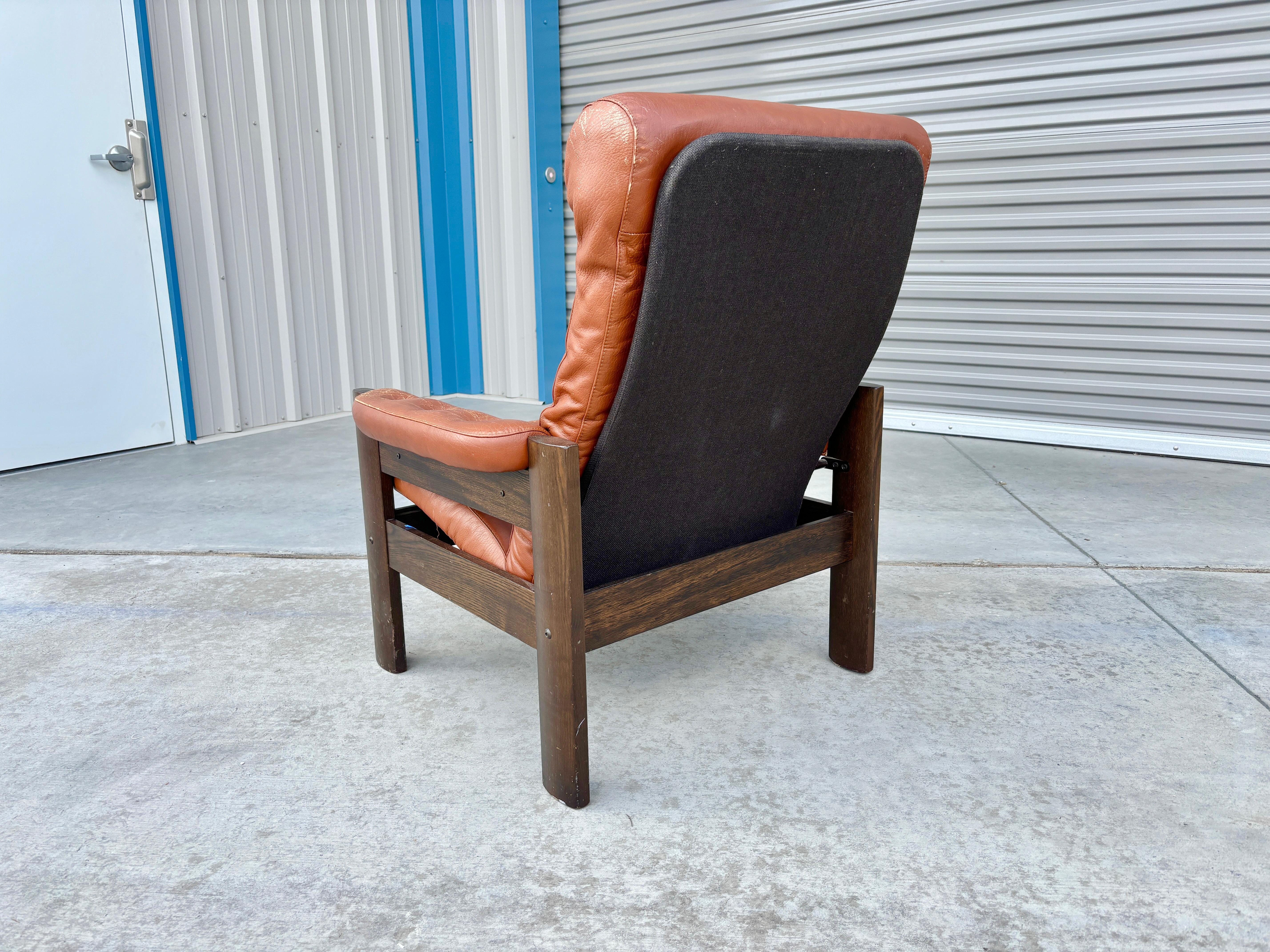 1970er Mid Century Liegestuhl im Angebot 6