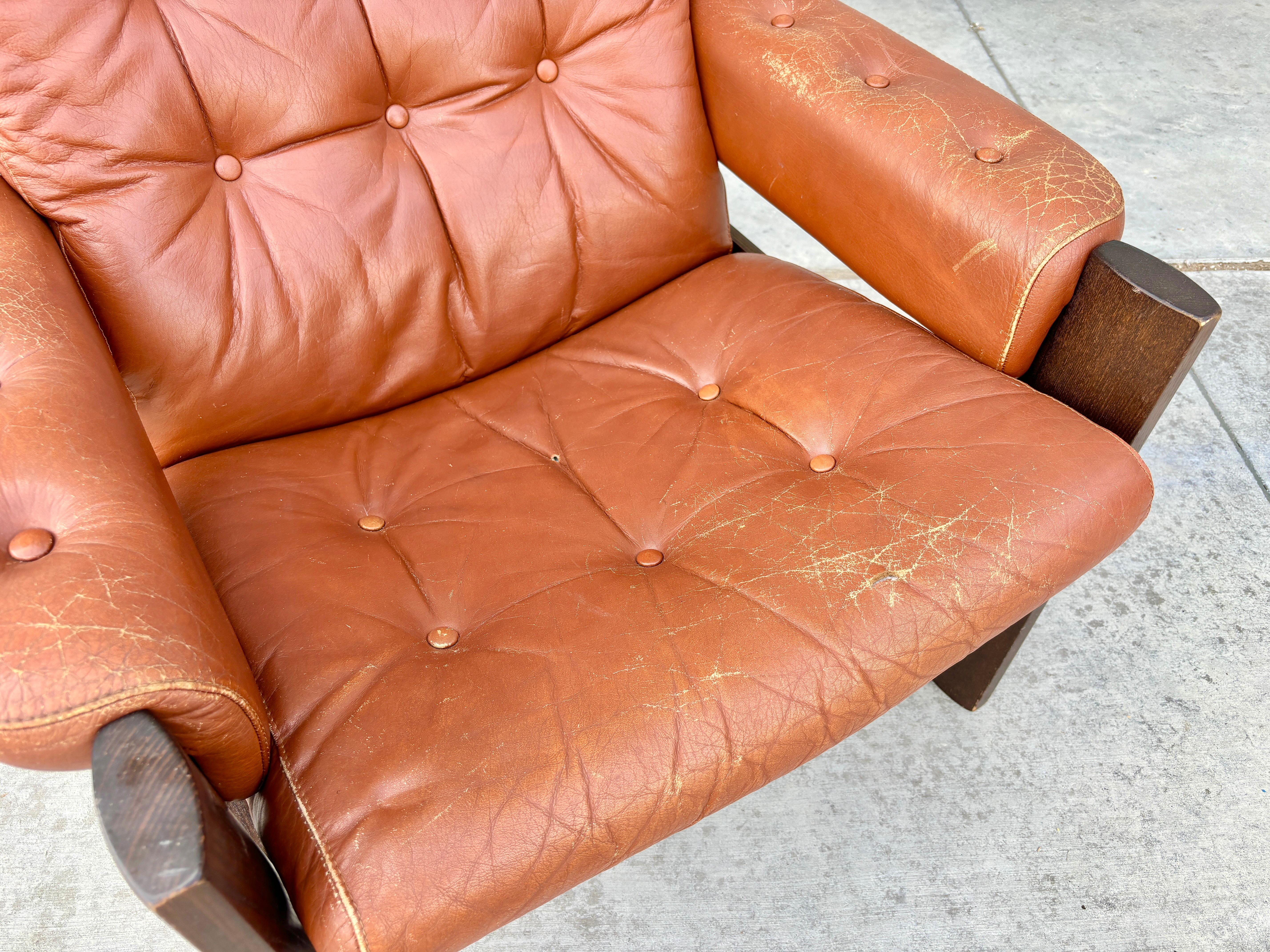 1970er Mid Century Liegestuhl (Ende des 20. Jahrhunderts) im Angebot
