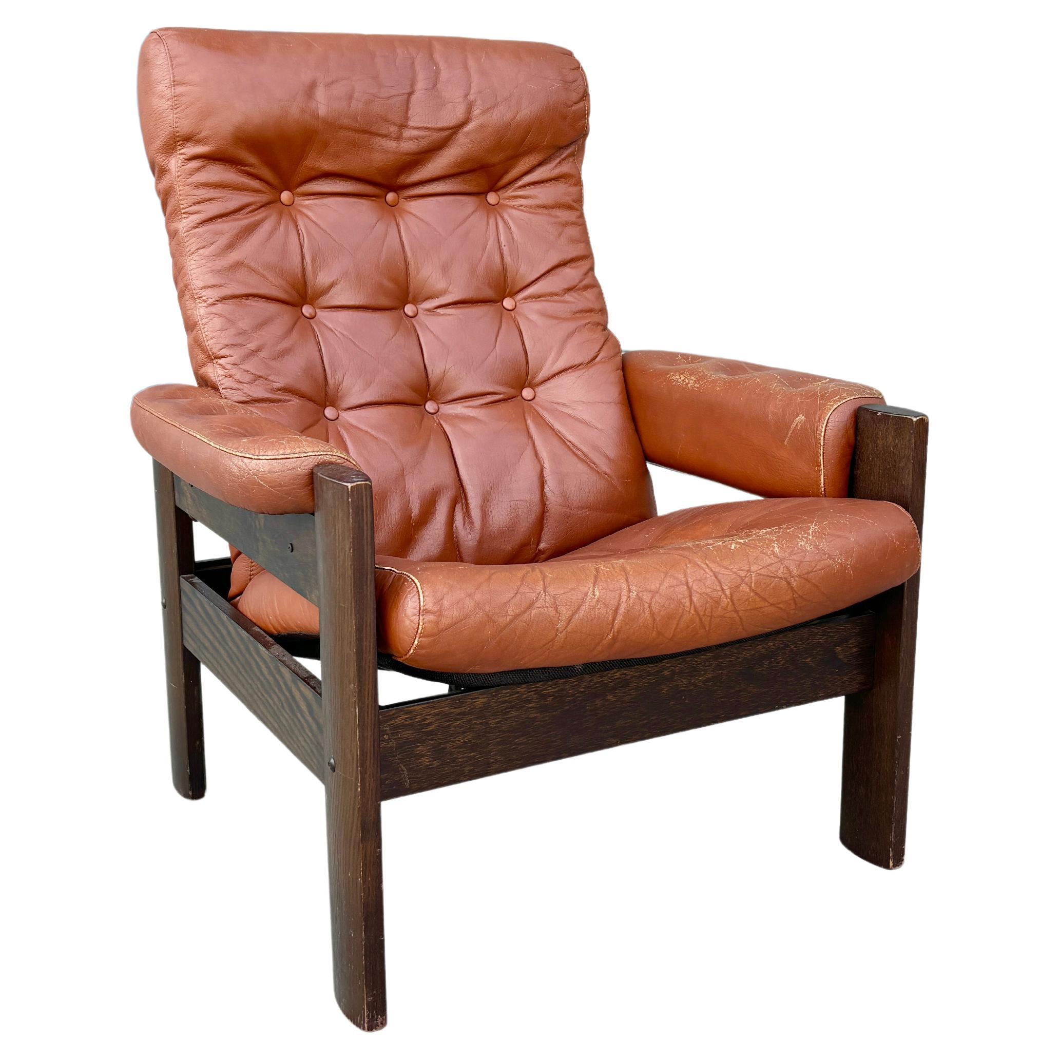 1970s Mid Century Recliner Lounge Chair