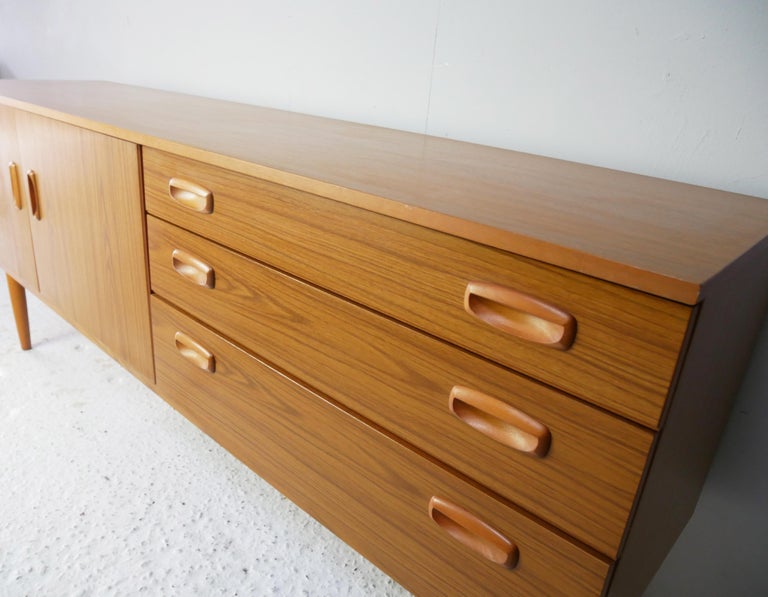 1970’s MidCentury Sideboard by Schreiber Furniture For Sale at 1stDibs
