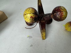 1970's Mid Century Style Rustic Jack Jax Home Decor Bookends