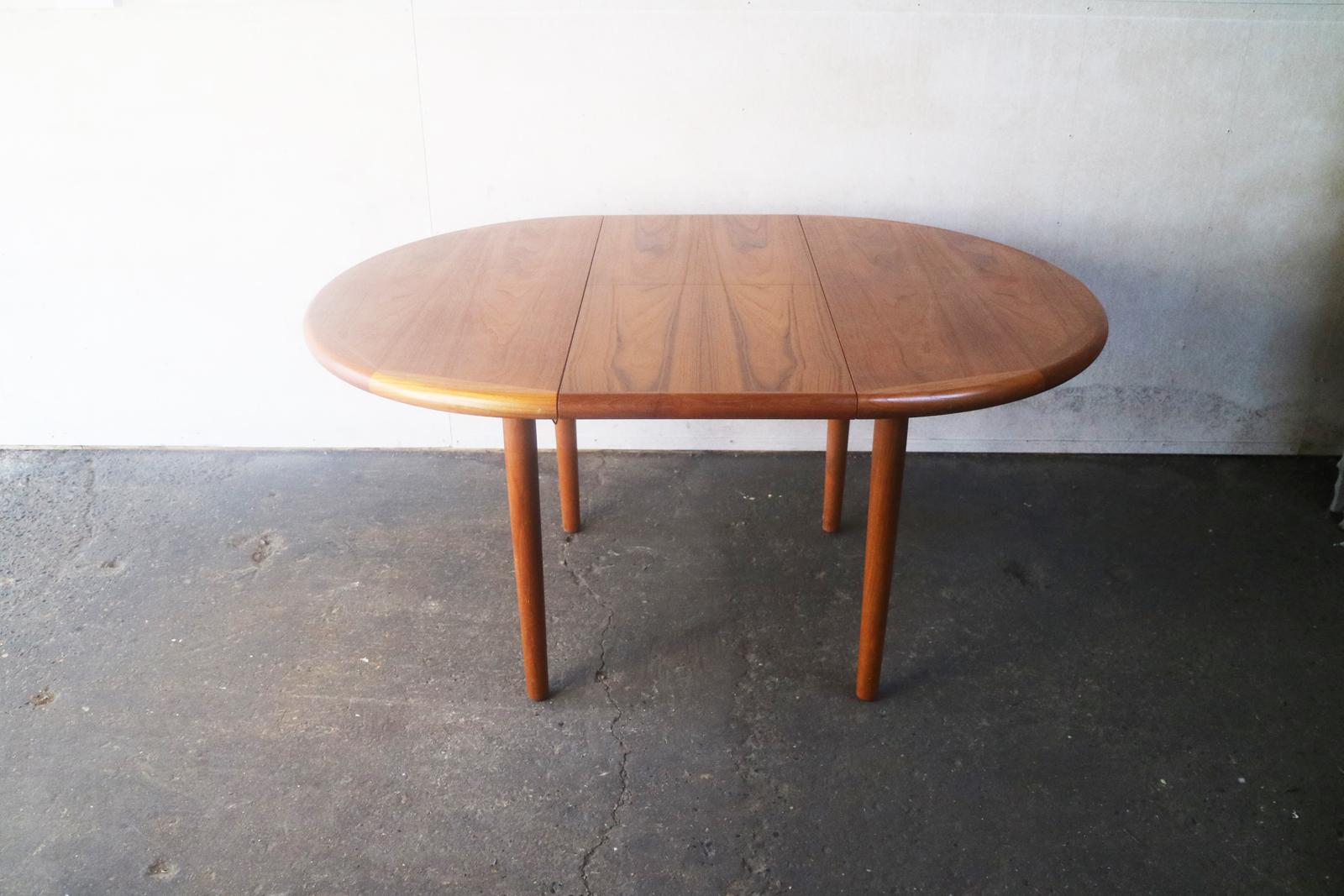 1970s Midcentury Danish Table and Four G Plan Dining Chairs For Sale 3