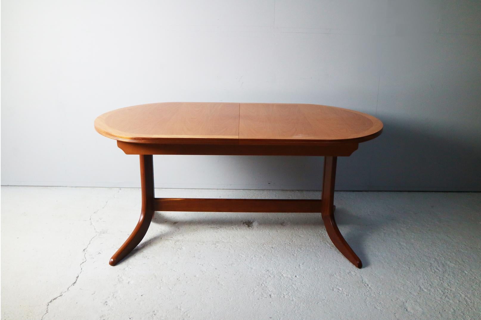 Teak 1970s Midcentury Dining Table by Nathan and 6 G Plan Chairs