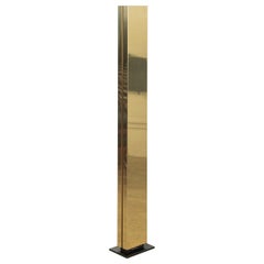 1970s Midcentury Modernist George Kovacs Tall Brass Skyscraper Floor Lamp