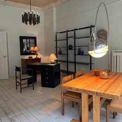 1970s Midcentury Scandinavian Brown / Orange Ceramic Vase / Amphora, Denmark