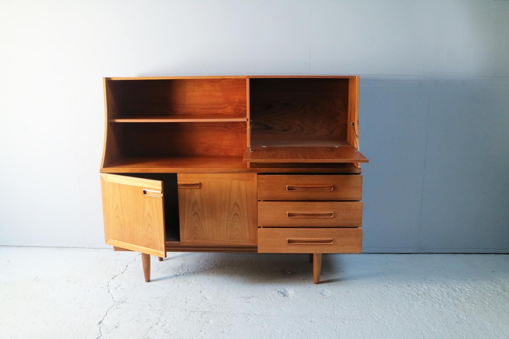 Mid-Century Modern 1970s Midcentury Sideboard or Highboard by G Plan For Sale