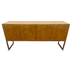 1970’s Milo Baughman Burlwood Credenza