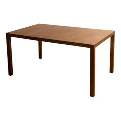 1970s Milo Baughman Burlwood Extension Dining Table for Directional