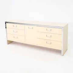 1970s Milo Baughman for John Stuart Credenza Dresser in Cream Lacquer