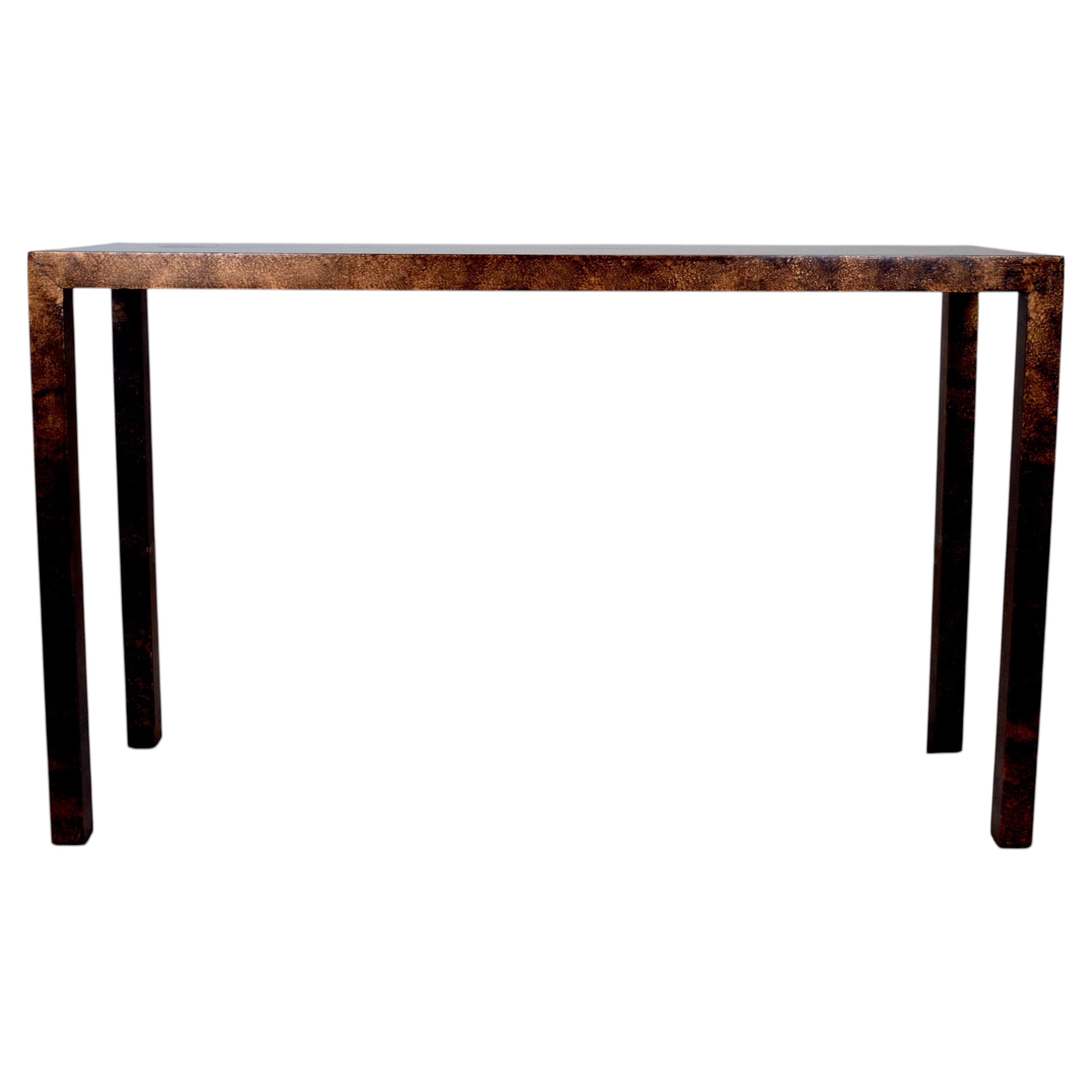 1970's Milo Baughman for Lane Parsons Console Table in Tortoise