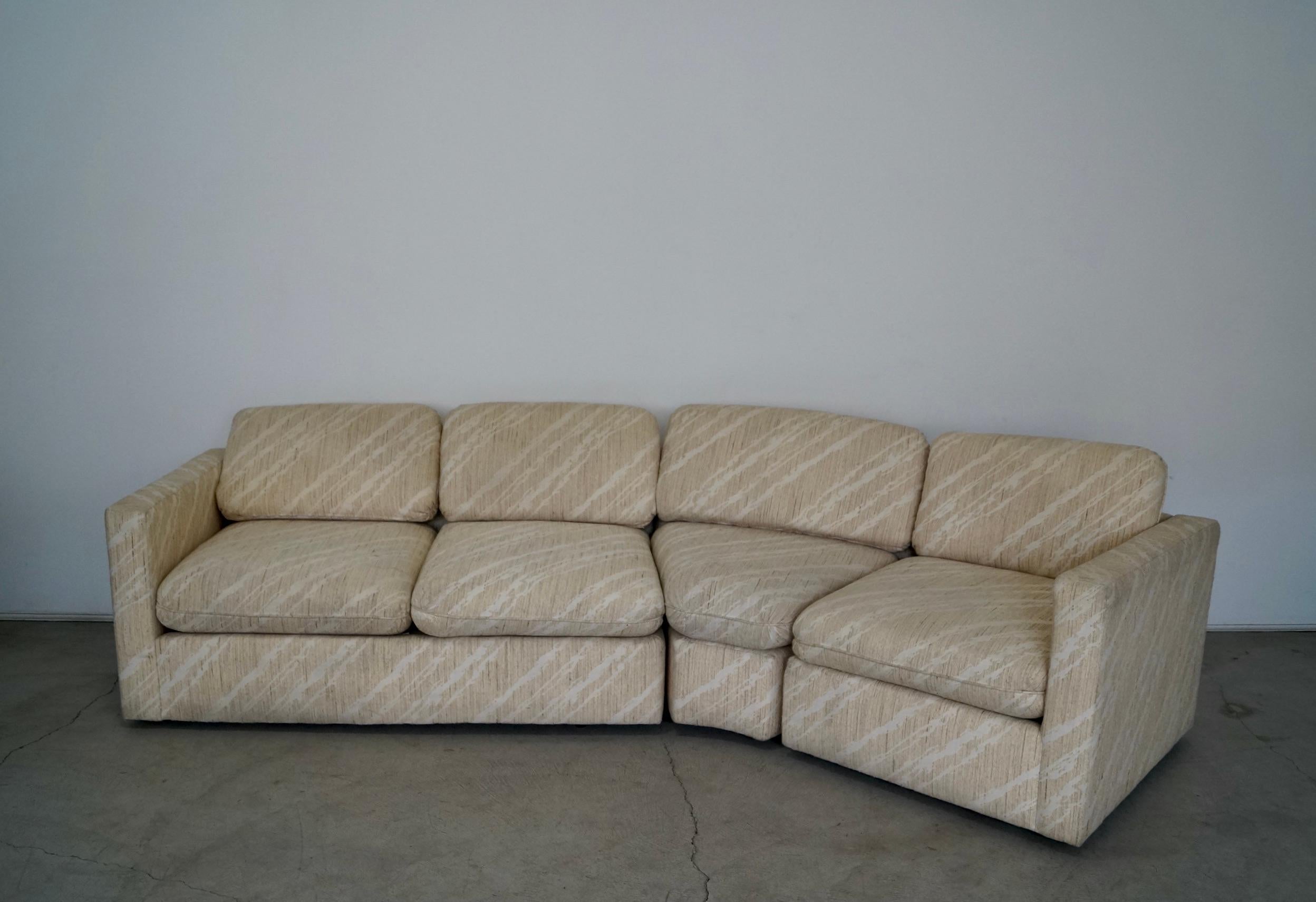 1970s milo boughman for thayer coggin modular sectional