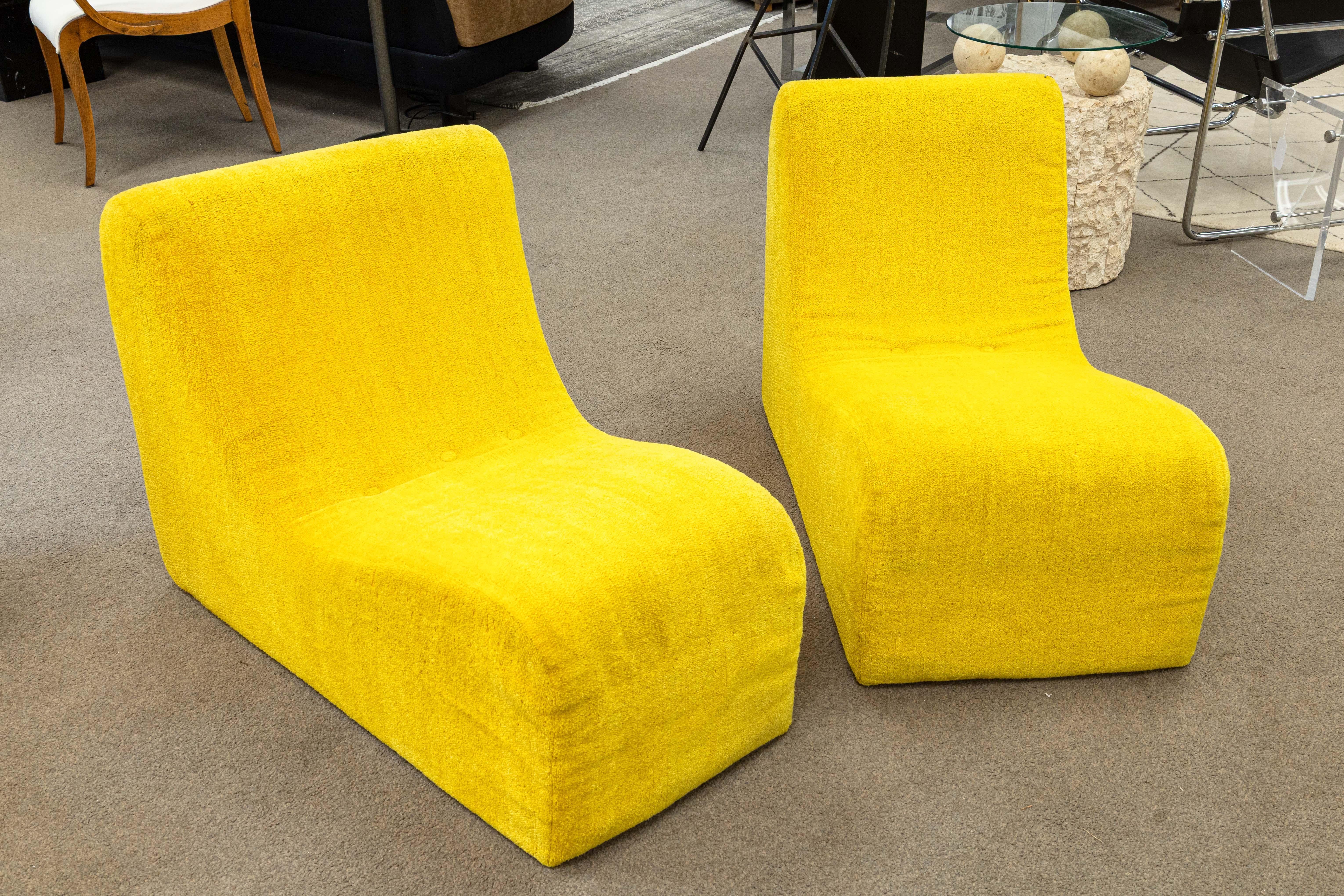 1970s Milo Baughman for Thayer Coggin 9 Piece Modular Yellow Sofa Sectional 2
