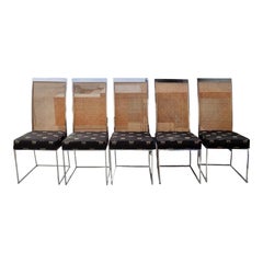 1970’s Milo Baughman for Thayer Coggin Chairs, Set of 5