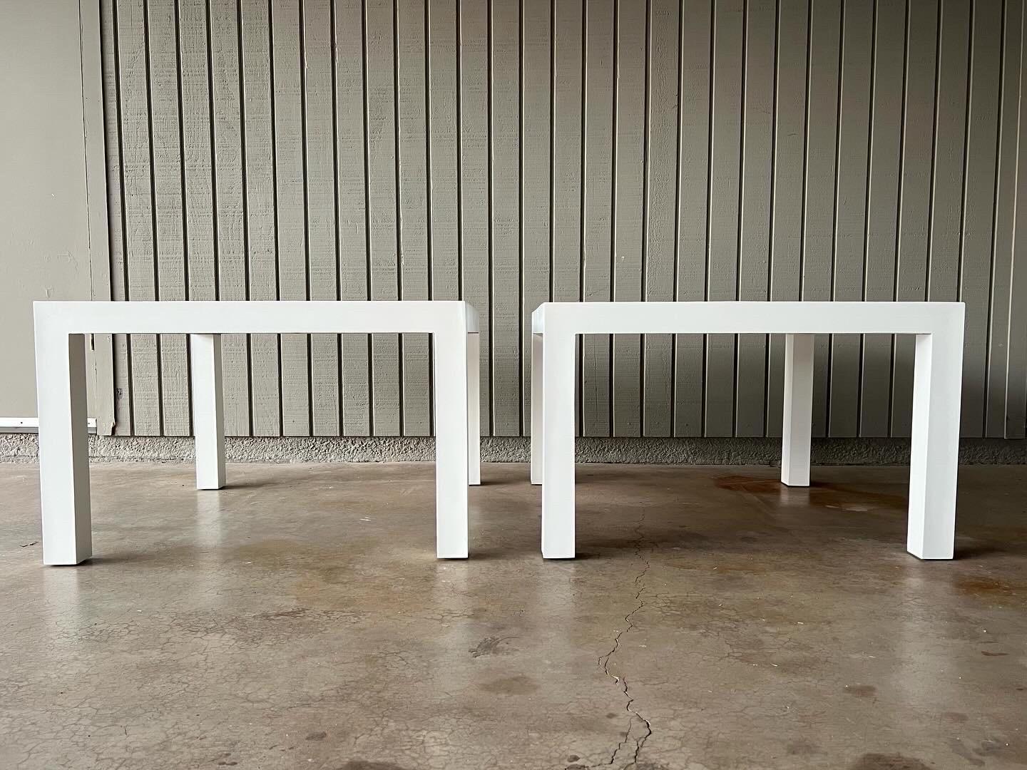 1970s Milo Baughman for Thayer Coggin pair of end, side or coffee tables In Good Condition For Sale In Phoenix, AZ