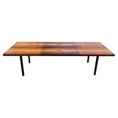 1970s Milo Baughman Rosewood Walnut Dining Table for Directional