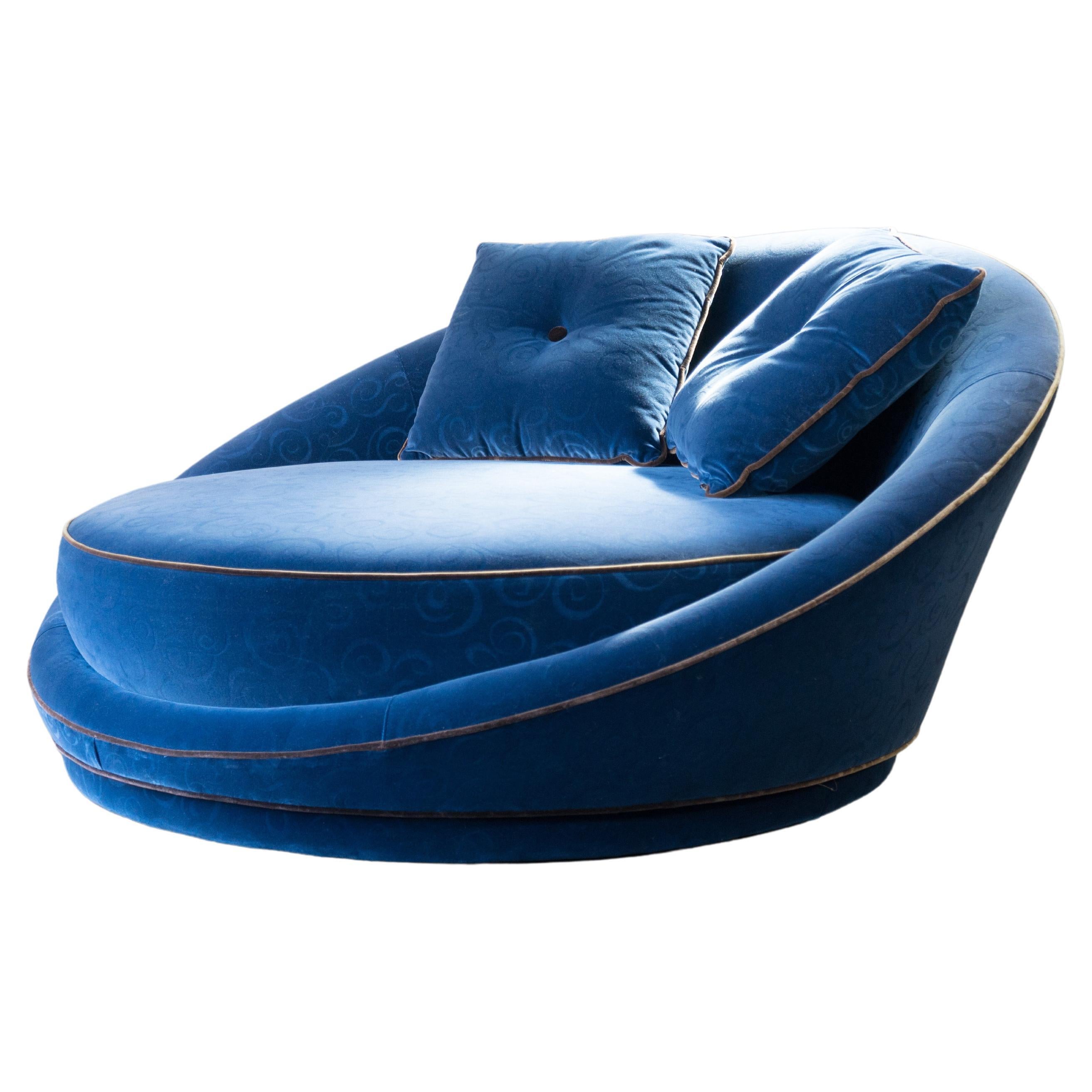 1970s Milo Baughman Satellite Style Chaise Lounge Chair For Sale