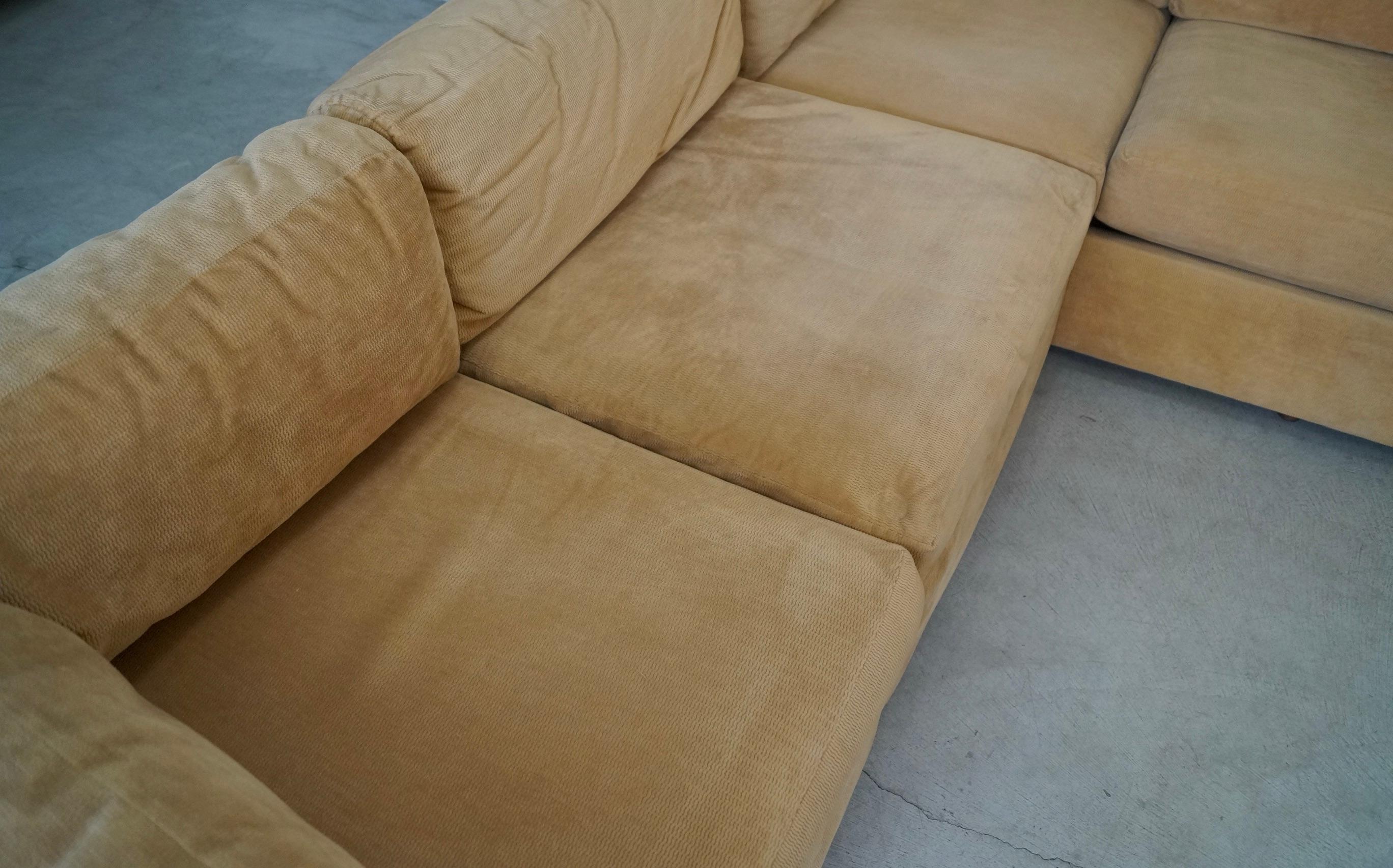 1970s Milo Baughman Style 3-Piece Modular Sectional Sofa 7