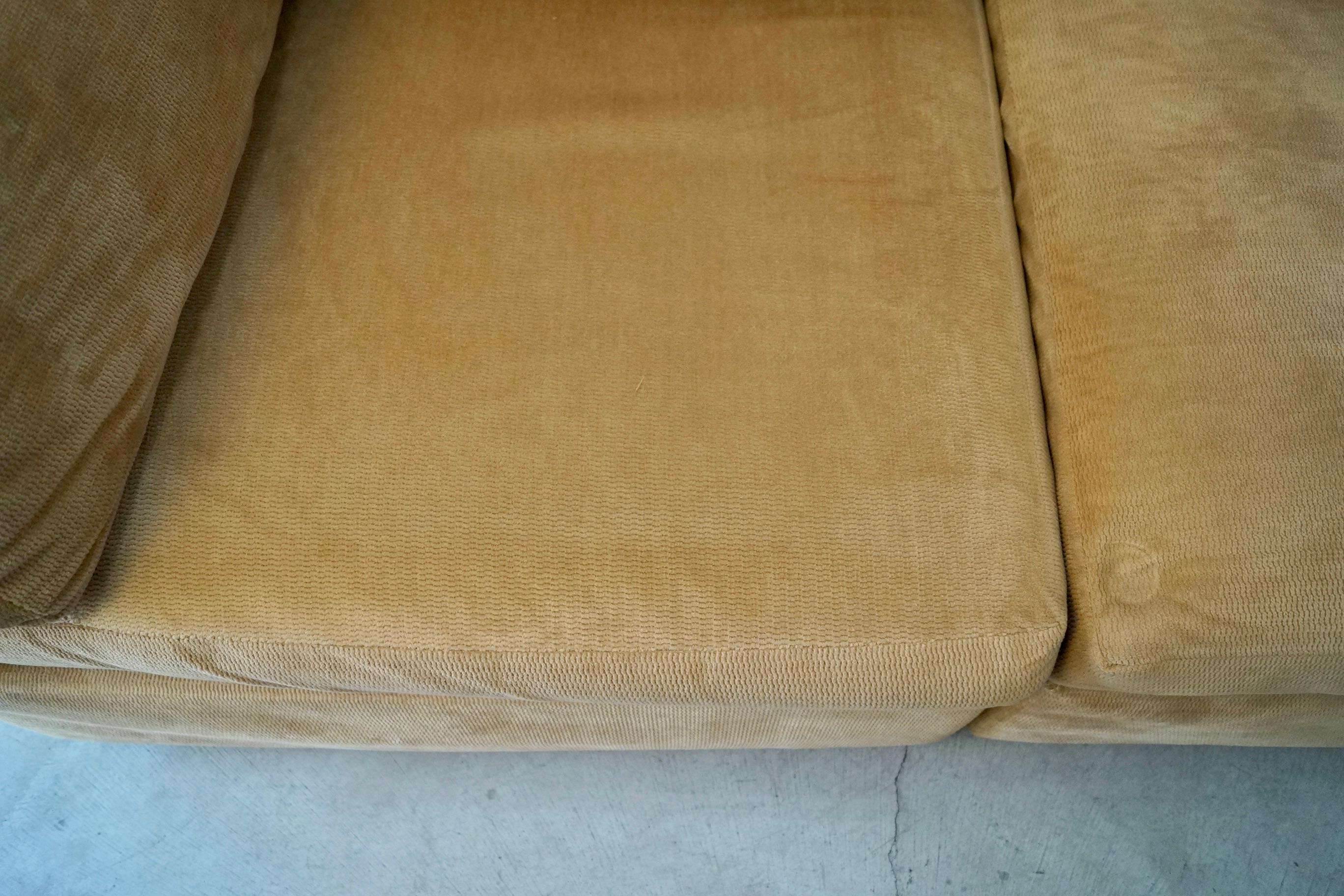 1970s Milo Baughman Style 3-Piece Modular Sectional Sofa 10