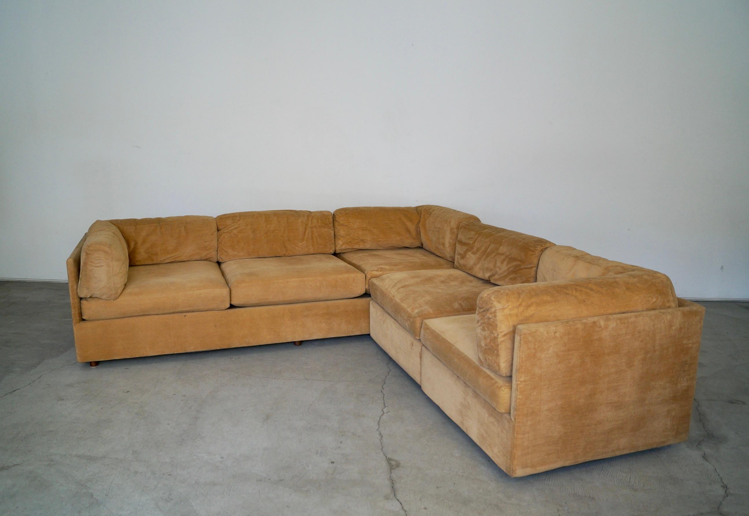 1970s sectional sofa