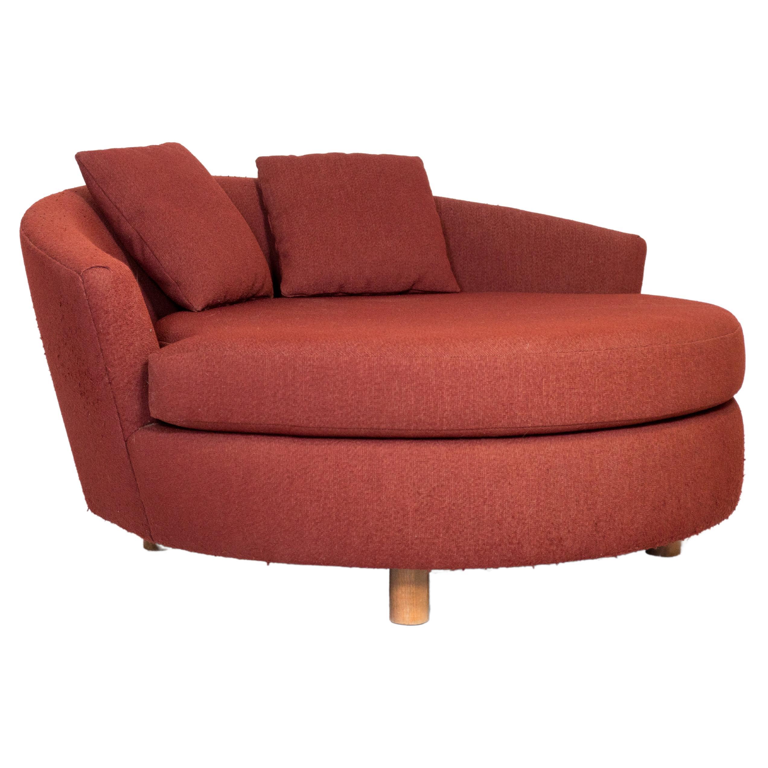 1970 Milo Baughman Style Satellite Petite Lounge Chair