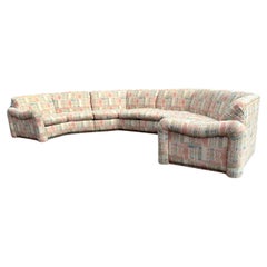 Ushaped Pit Sectional, Milo Baughman Jack Larsen Style, 1970er Jahre