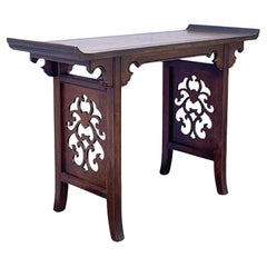 Estilo Ming de los años 70 Michel Taylor Para Baker Furn. Consola Mesa Alter