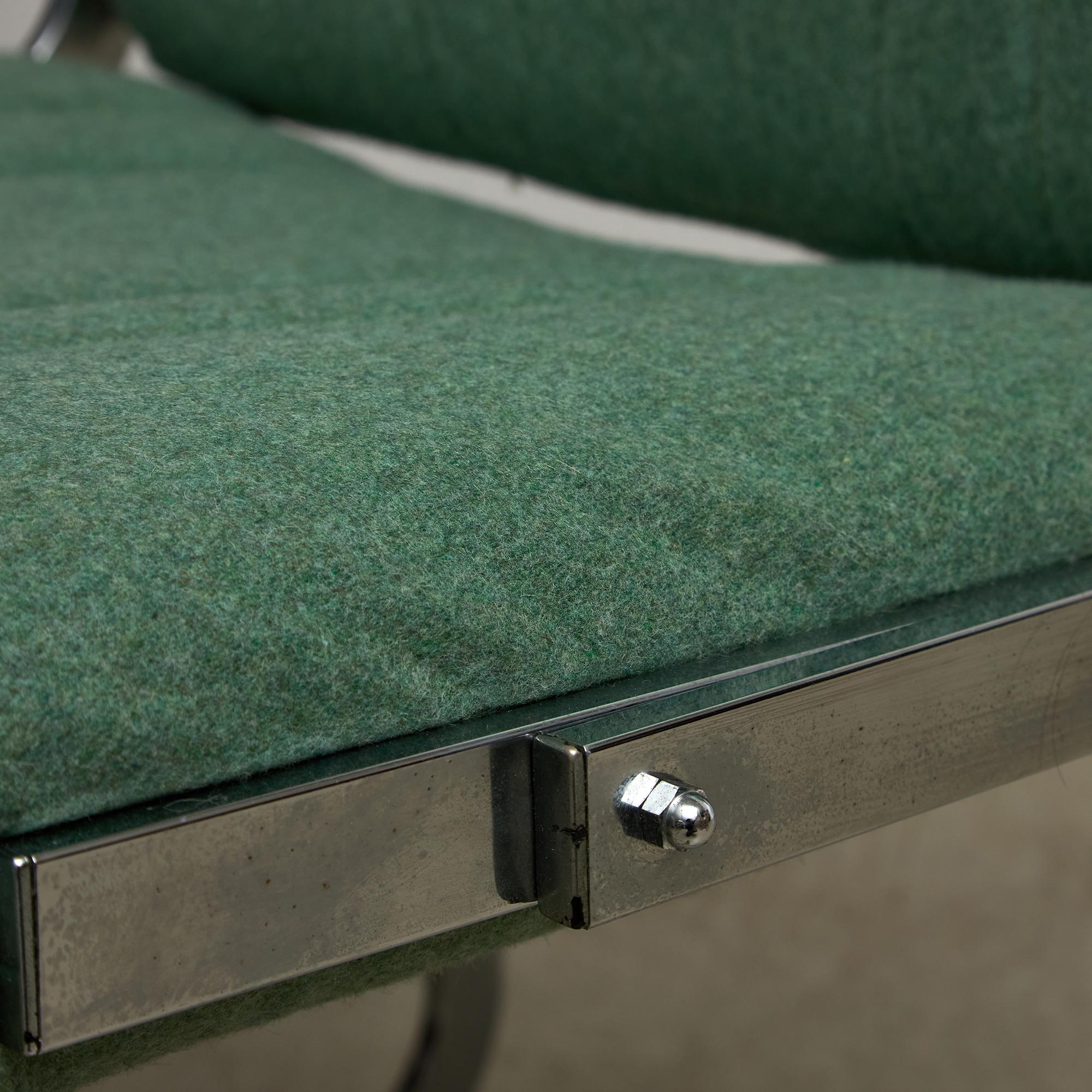 1970's Mint Green Chrome Chair For Sale 6
