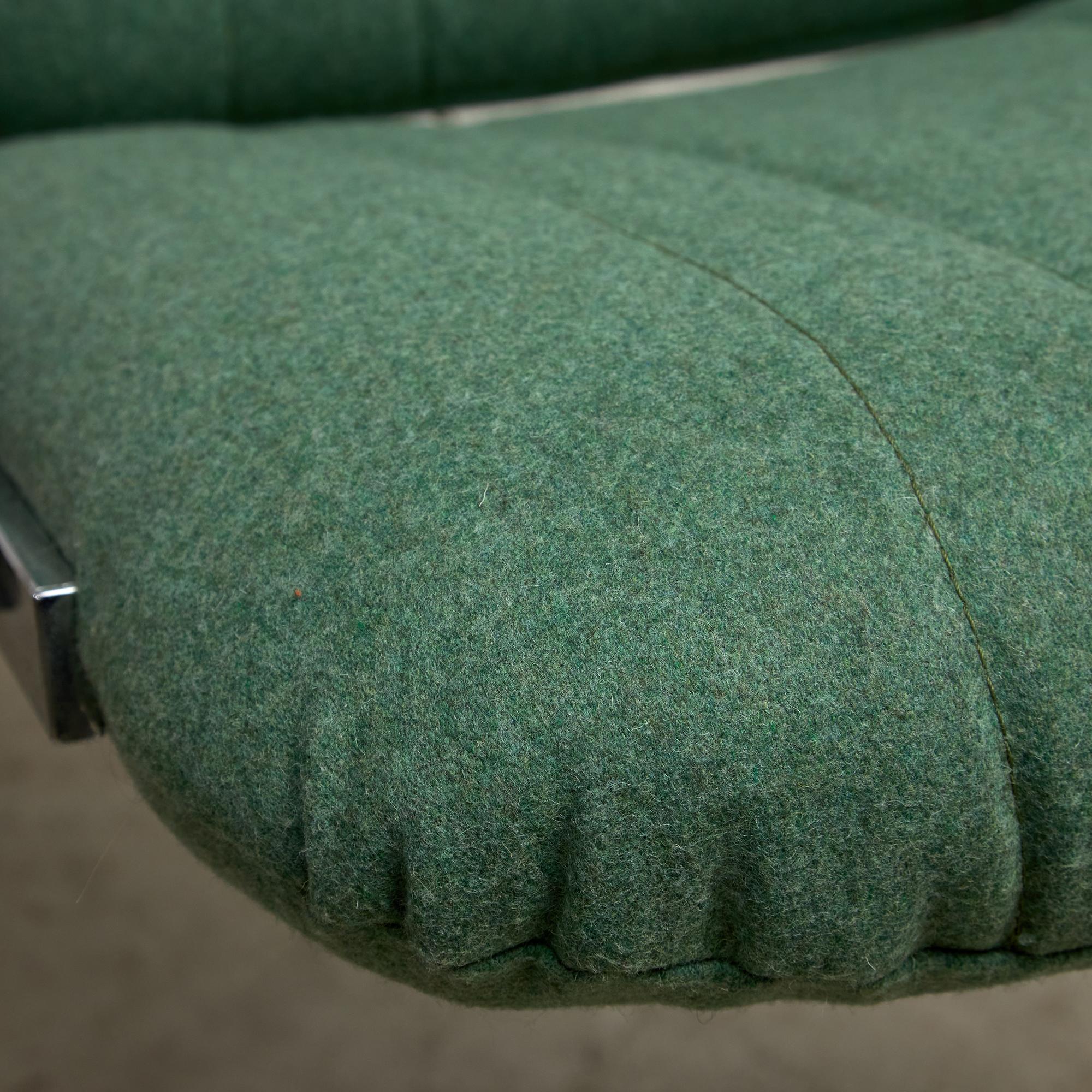 1970's Mint Green Chrome Chair For Sale 8