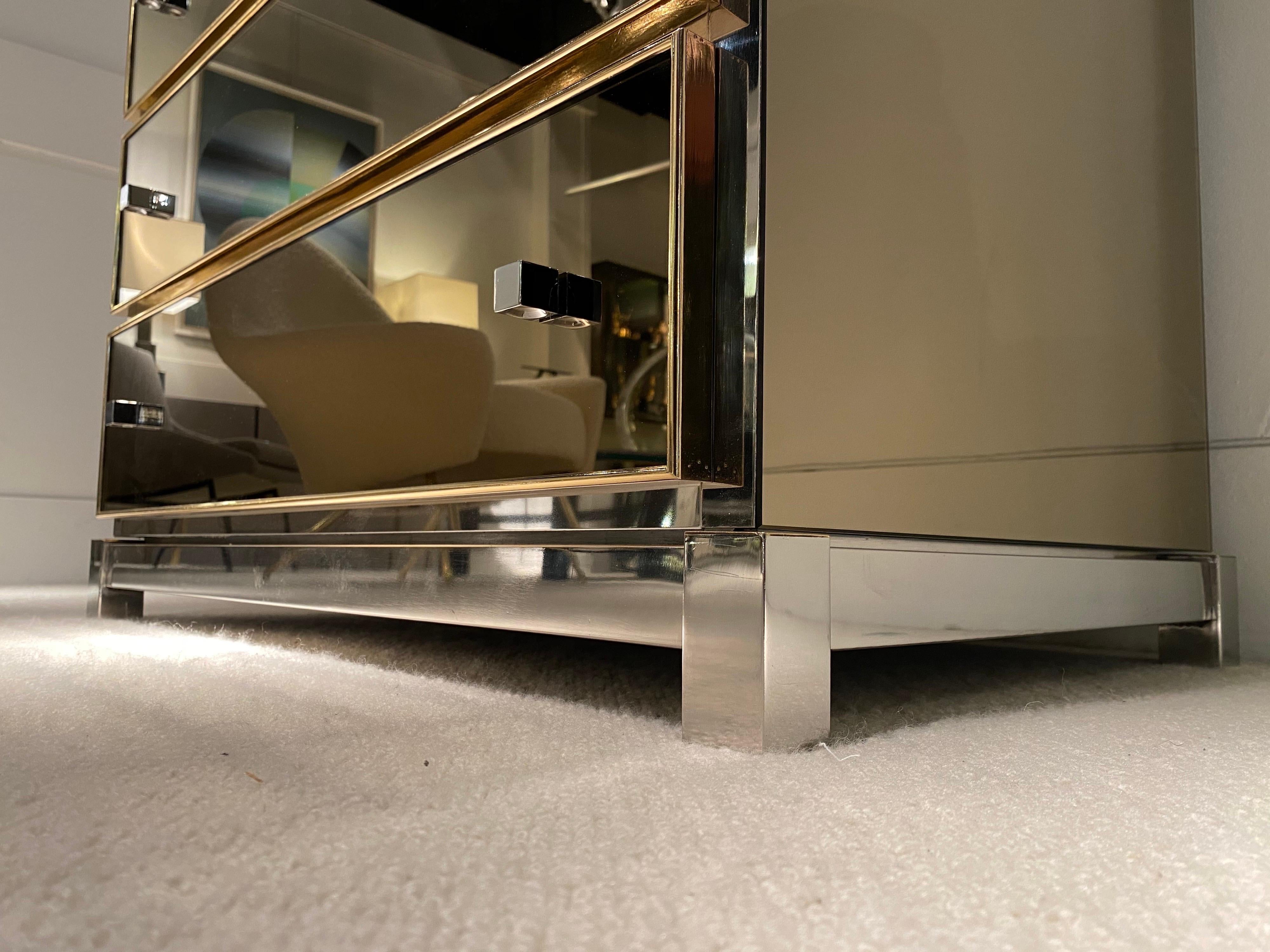 1970s Mirrored Cabinet by Michel Pigneres 12