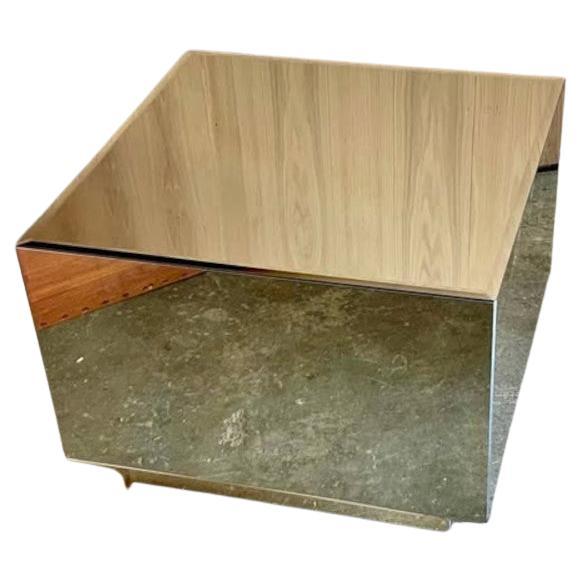 1970s Mirrored Glass Coffee Table