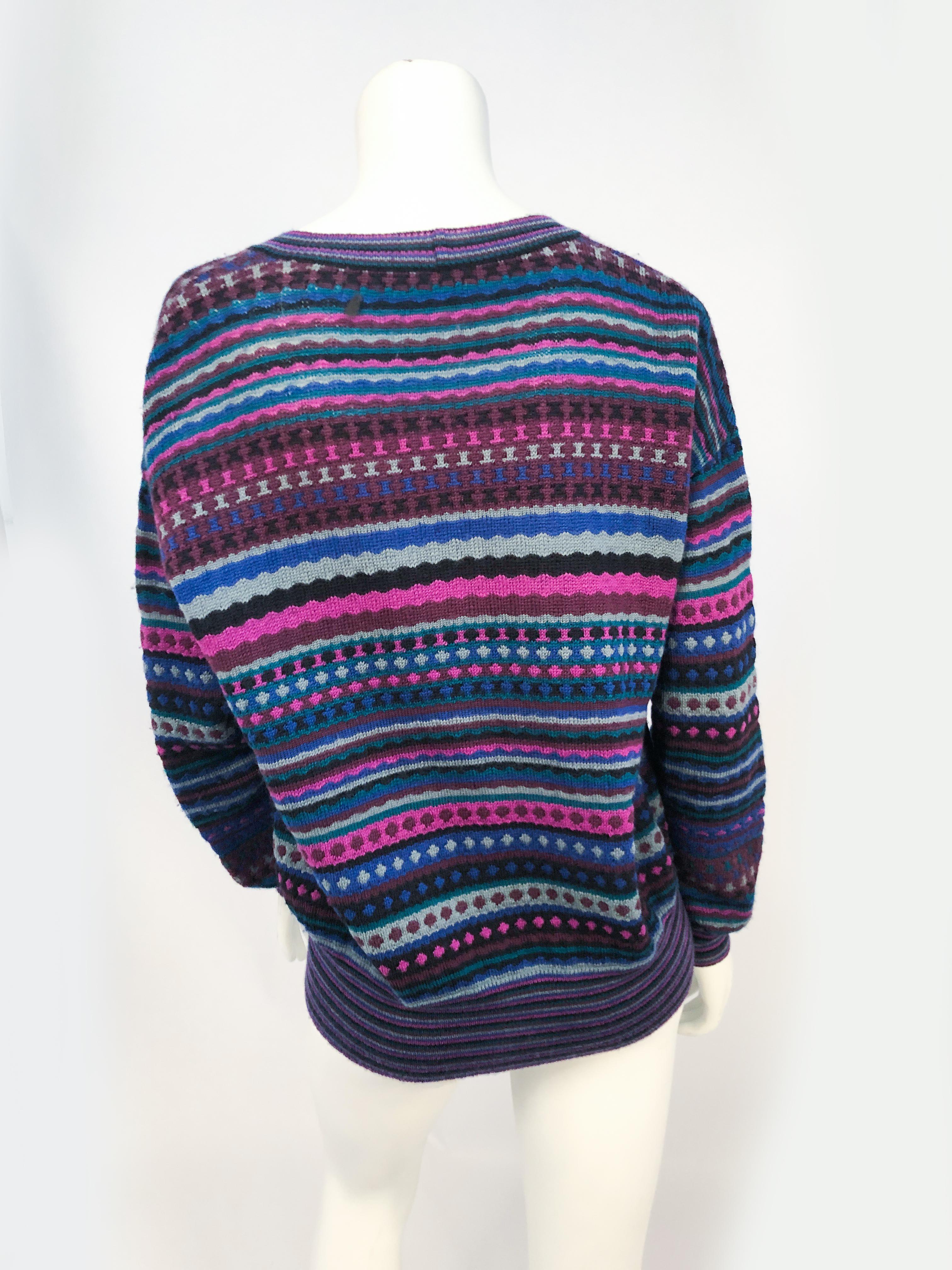 1970s Missoni Knit Cardigan with Matching Scarf For Sale at 1stDibs ...