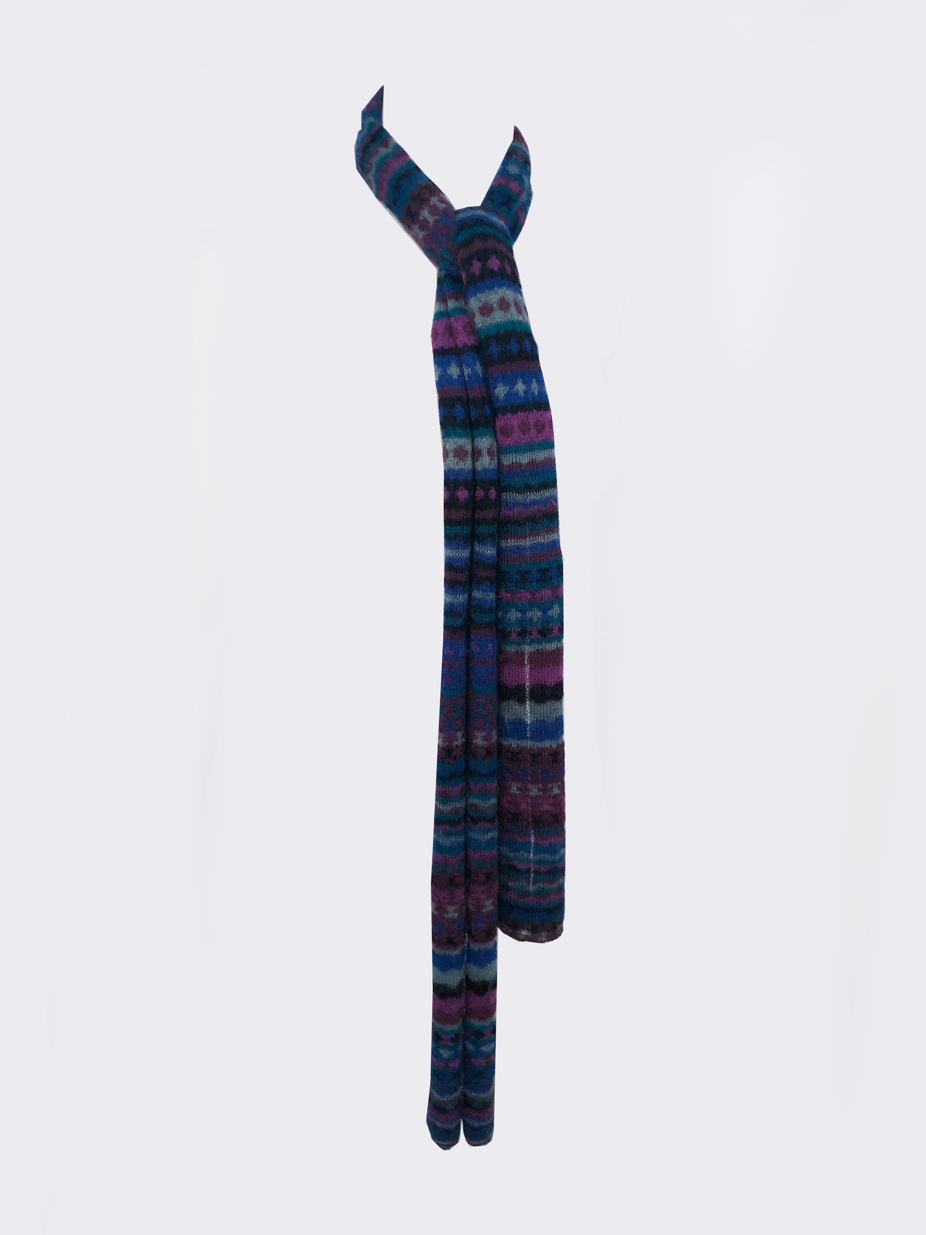 1970er Missoni Strickjacke aus den 1970er Jahren mit passendem Schal Damen im Angebot
