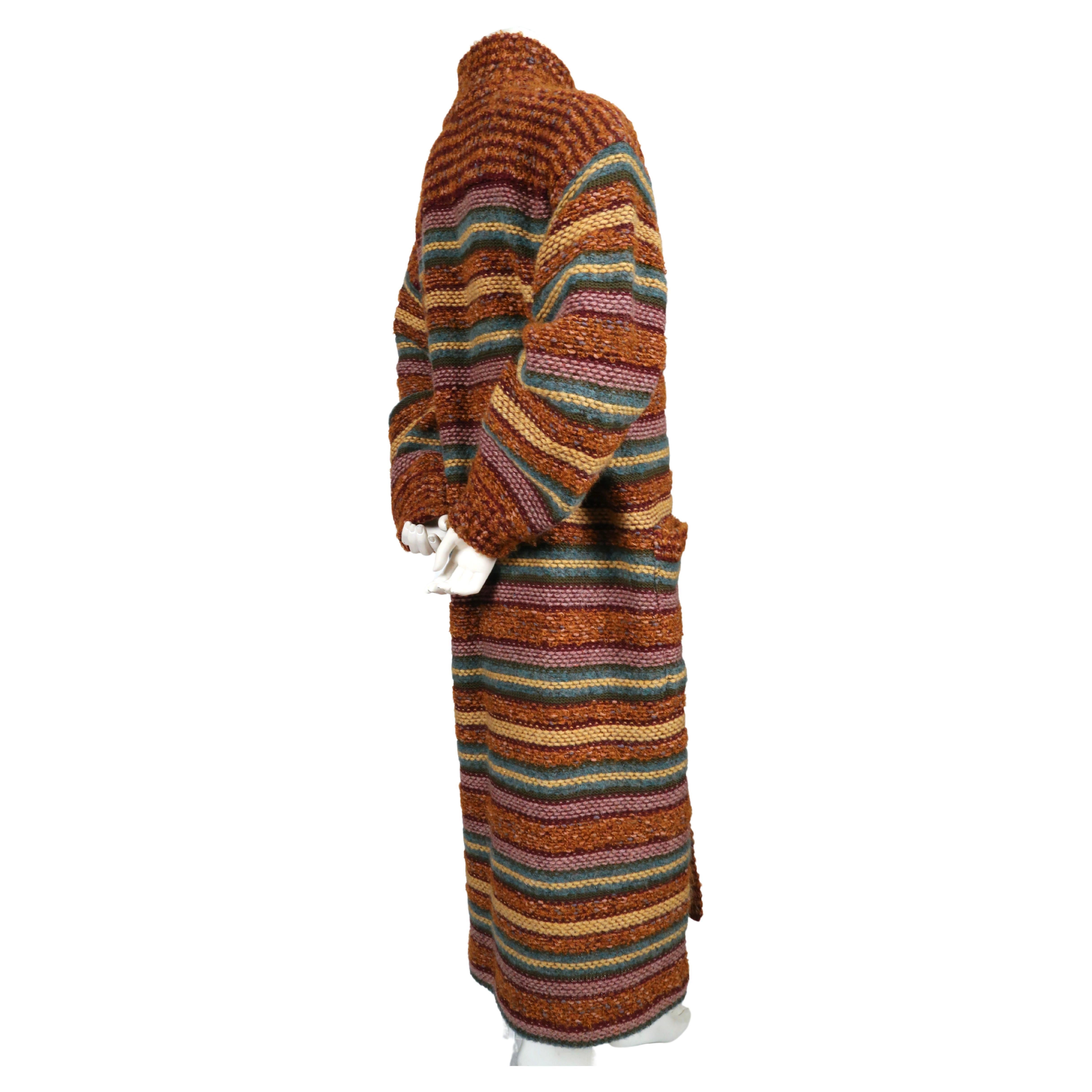 Women's or Men's 1970's MISSONI long sweater coat For Sale
