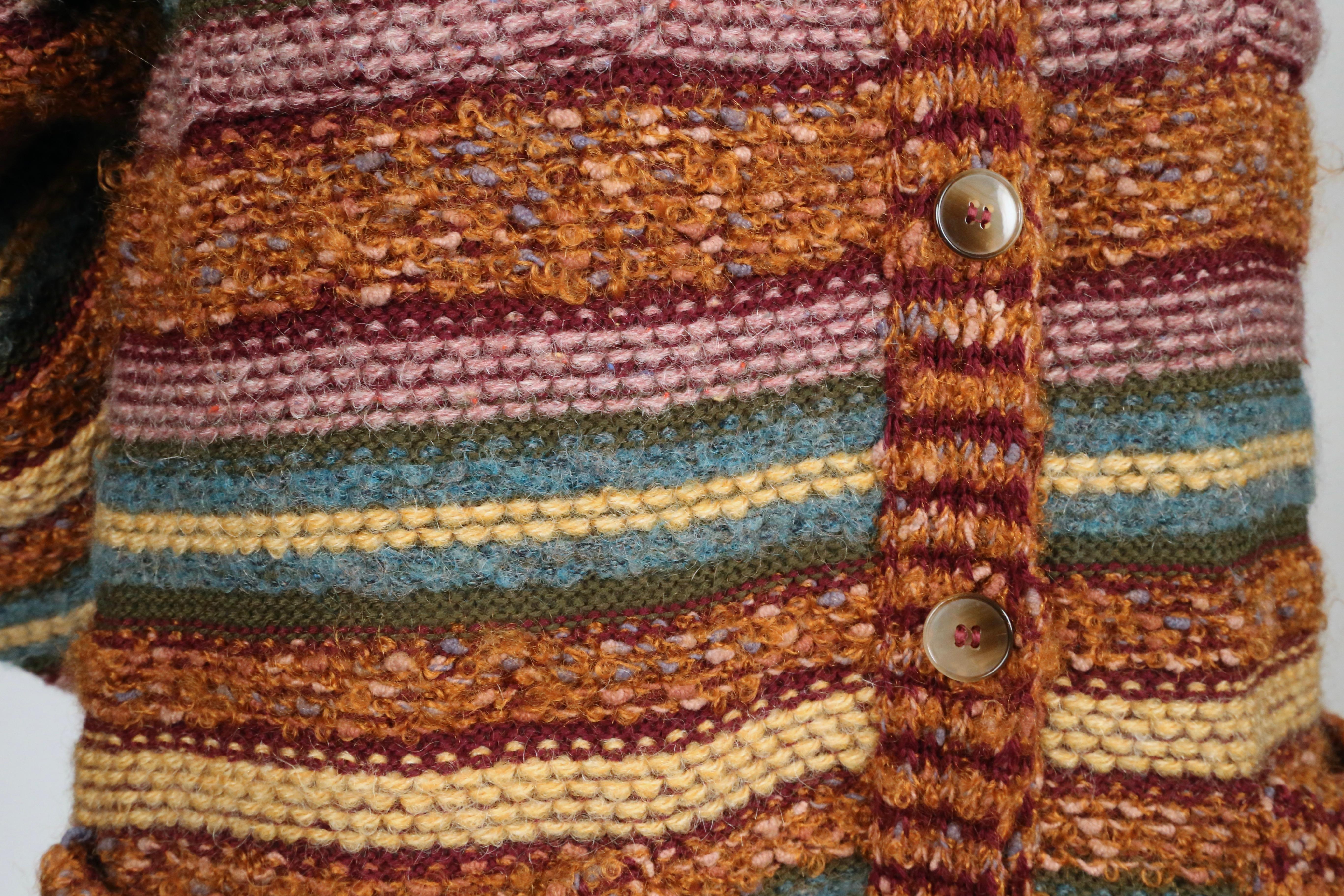 1970's MISSONI long sweater coat For Sale 1