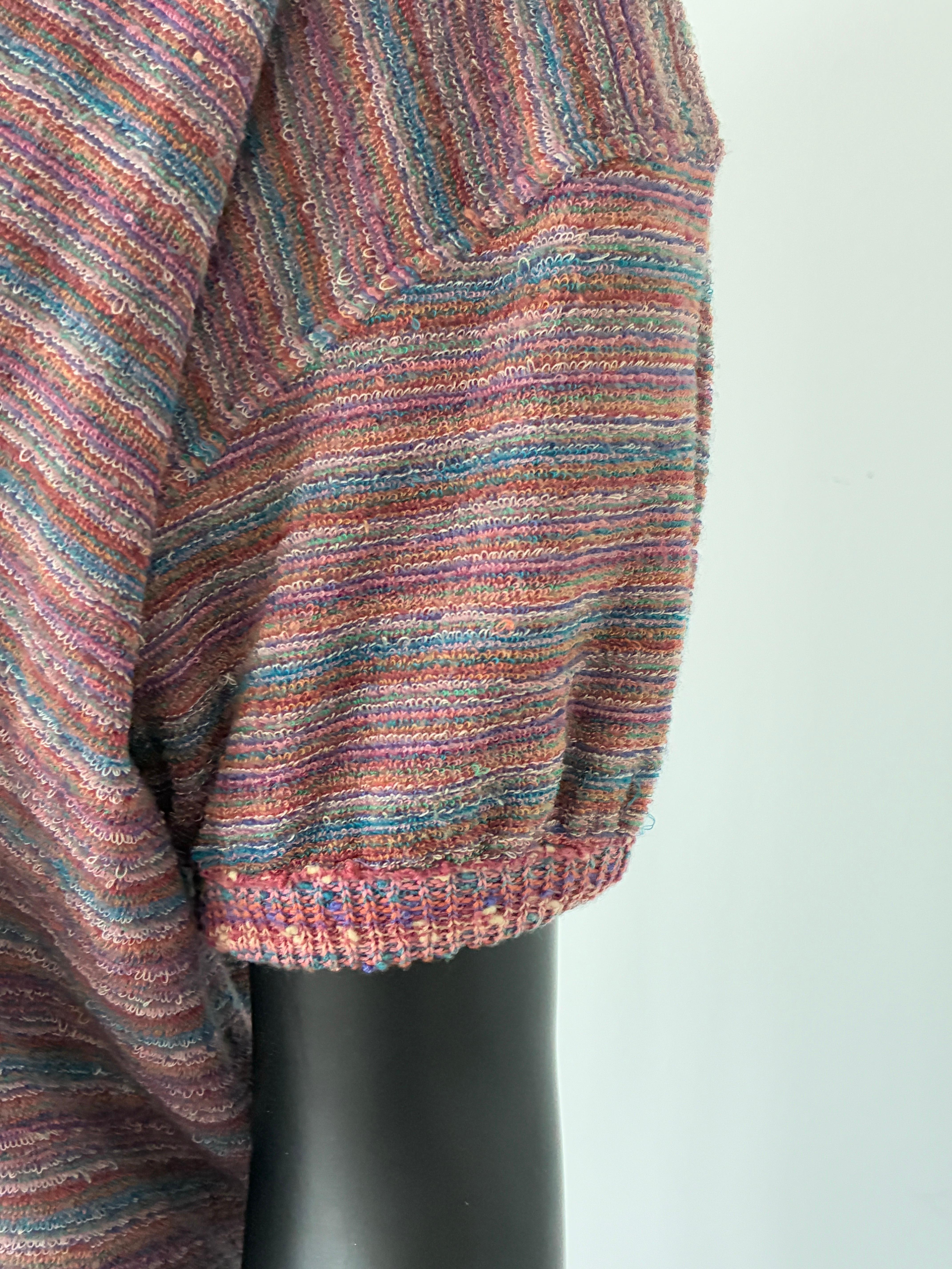 1970er Missoni Gestreiftes Frottee-T-Shirt Top im Angebot 9