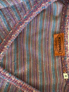 1970s Missoni Striped Towelling T Shirt top