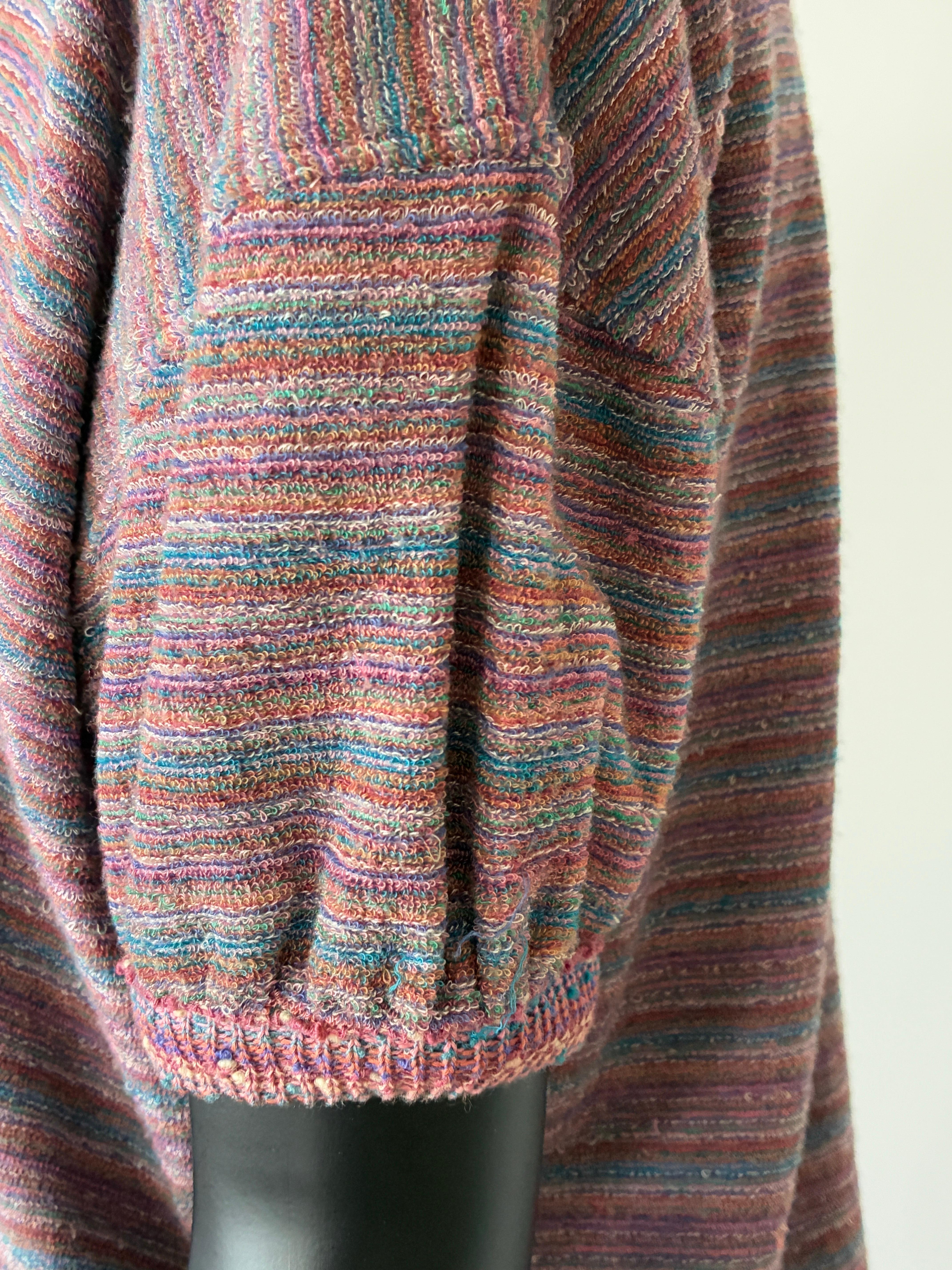 1970er Missoni Gestreiftes Frottee-T-Shirt Top im Angebot 3