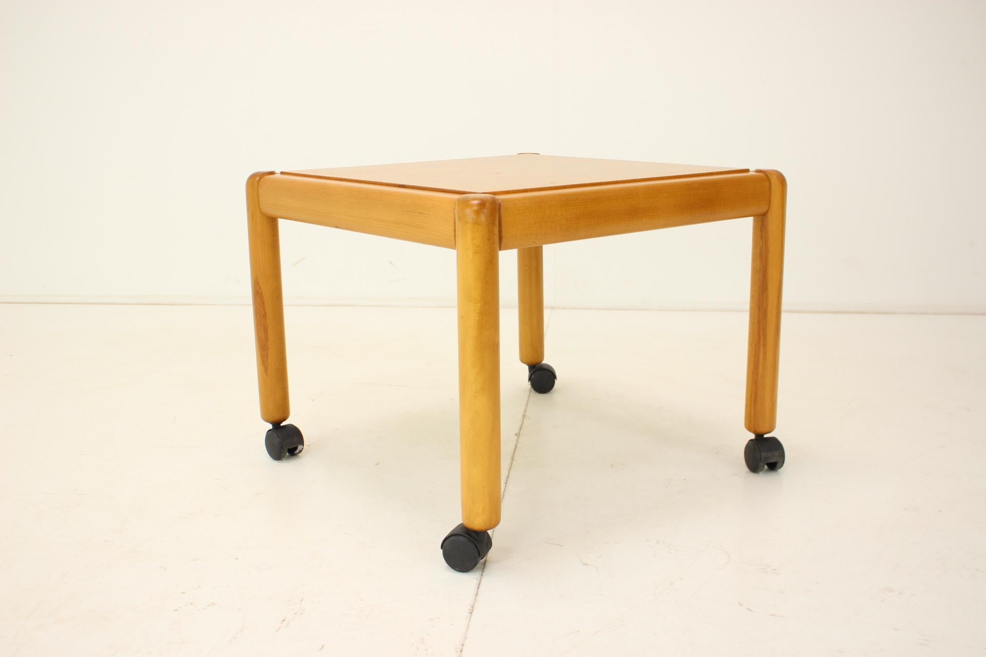 Mid-Century Modern 1970s Mobile Conference Table, Manufacturer, TON, Czechoslovakia For Sale