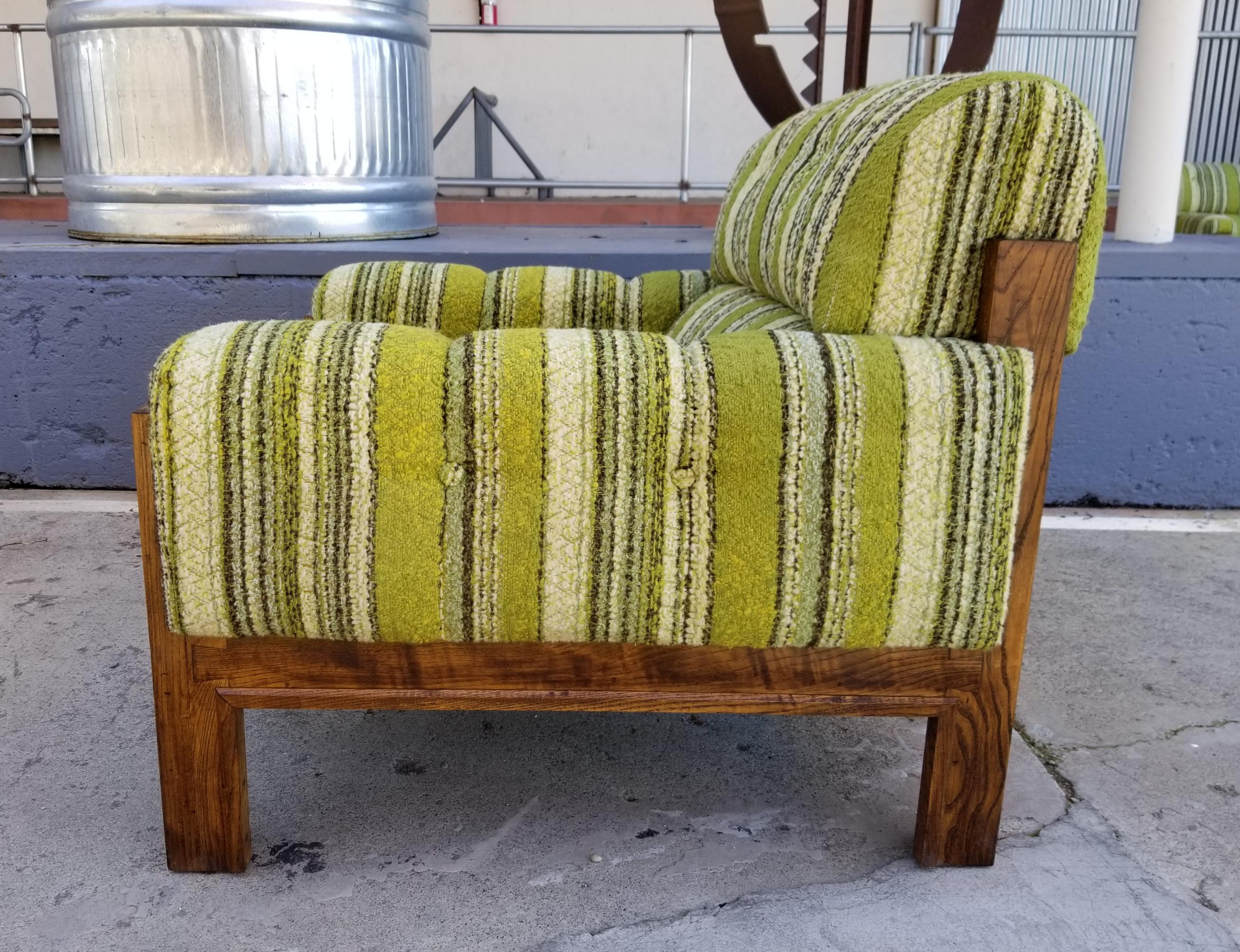 American 1970s Mod Sofa and Lounge Chair Set