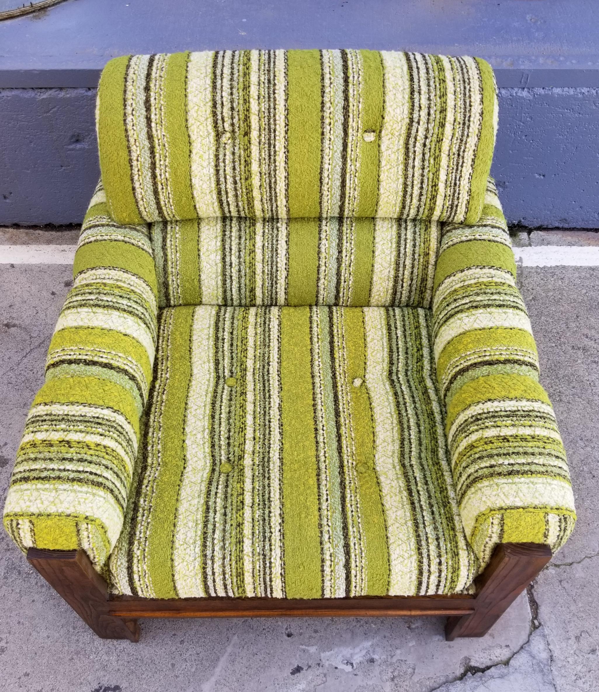 Late 20th Century 1970s Mod Sofa and Lounge Chair Set