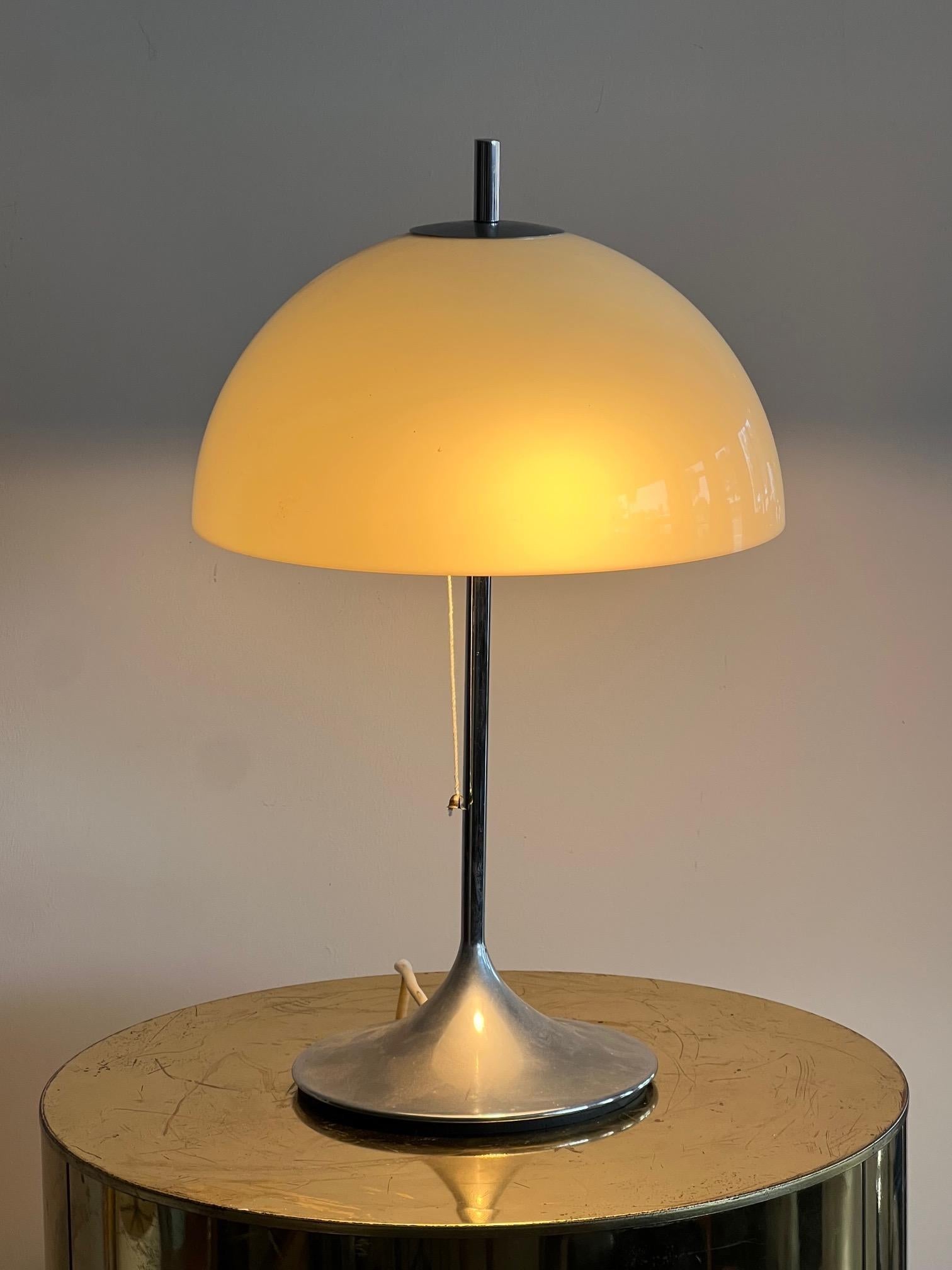 Mid-Century Modern 1970's Mod Table Lamp By Frank Bentler Denmark For Sale